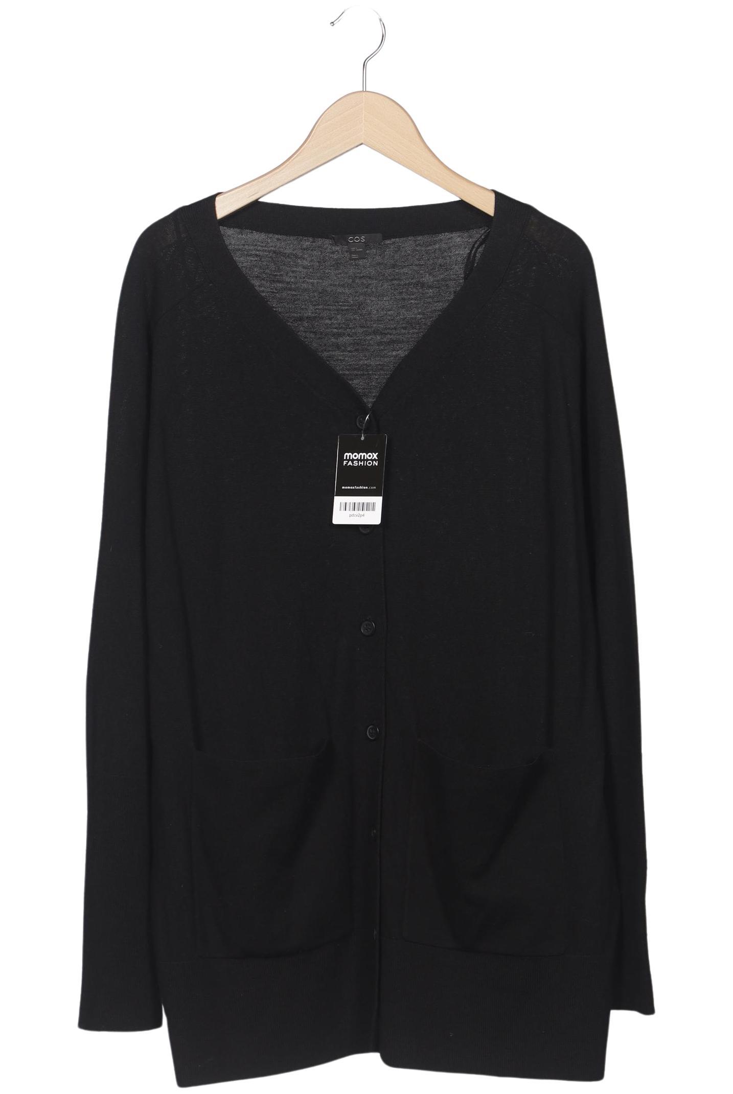 

COS Damen Strickjacke, schwarz, Gr. 36