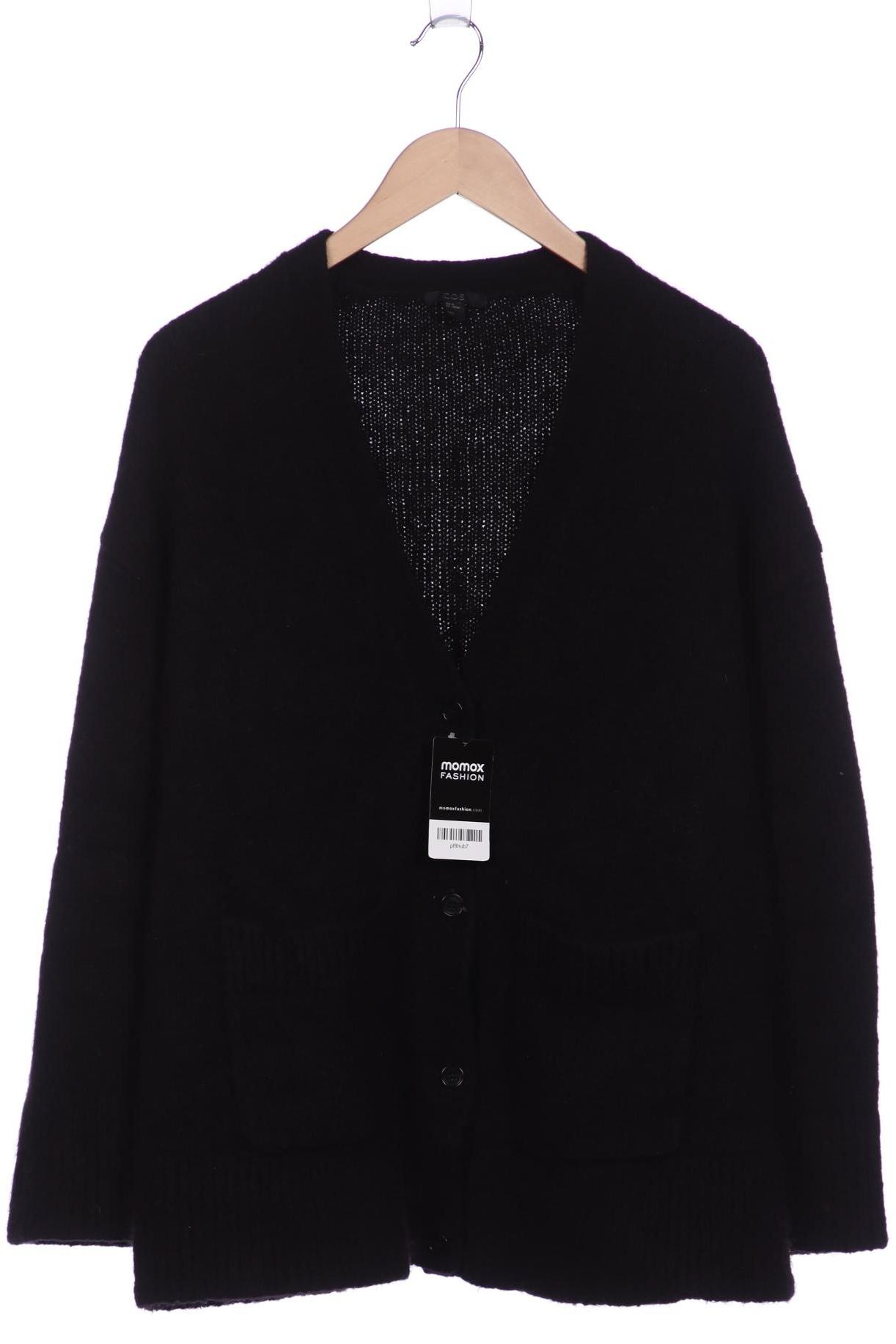 

COS Damen Strickjacke, schwarz, Gr. 38