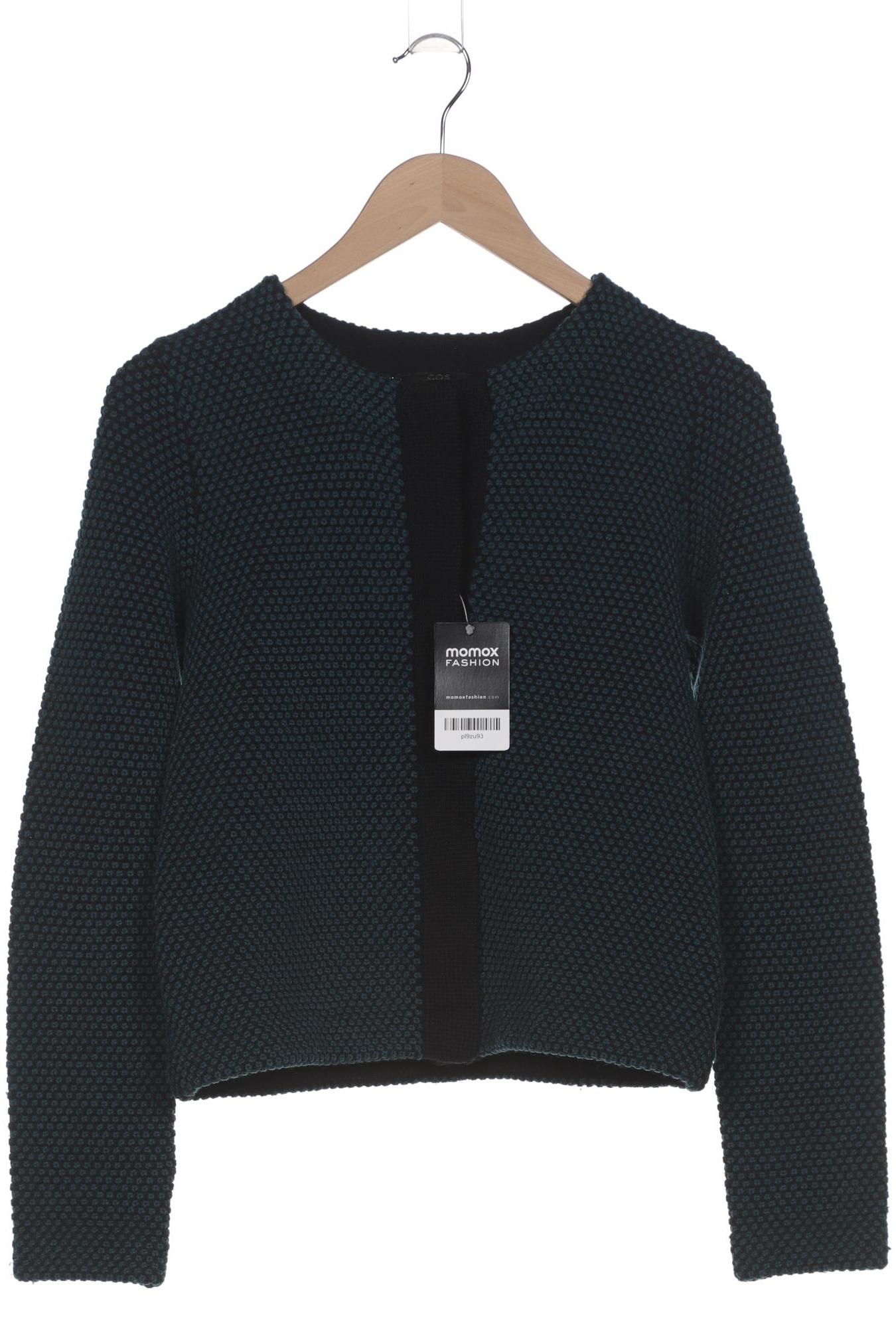 

COS Damen Strickjacke, türkis, Gr. 36