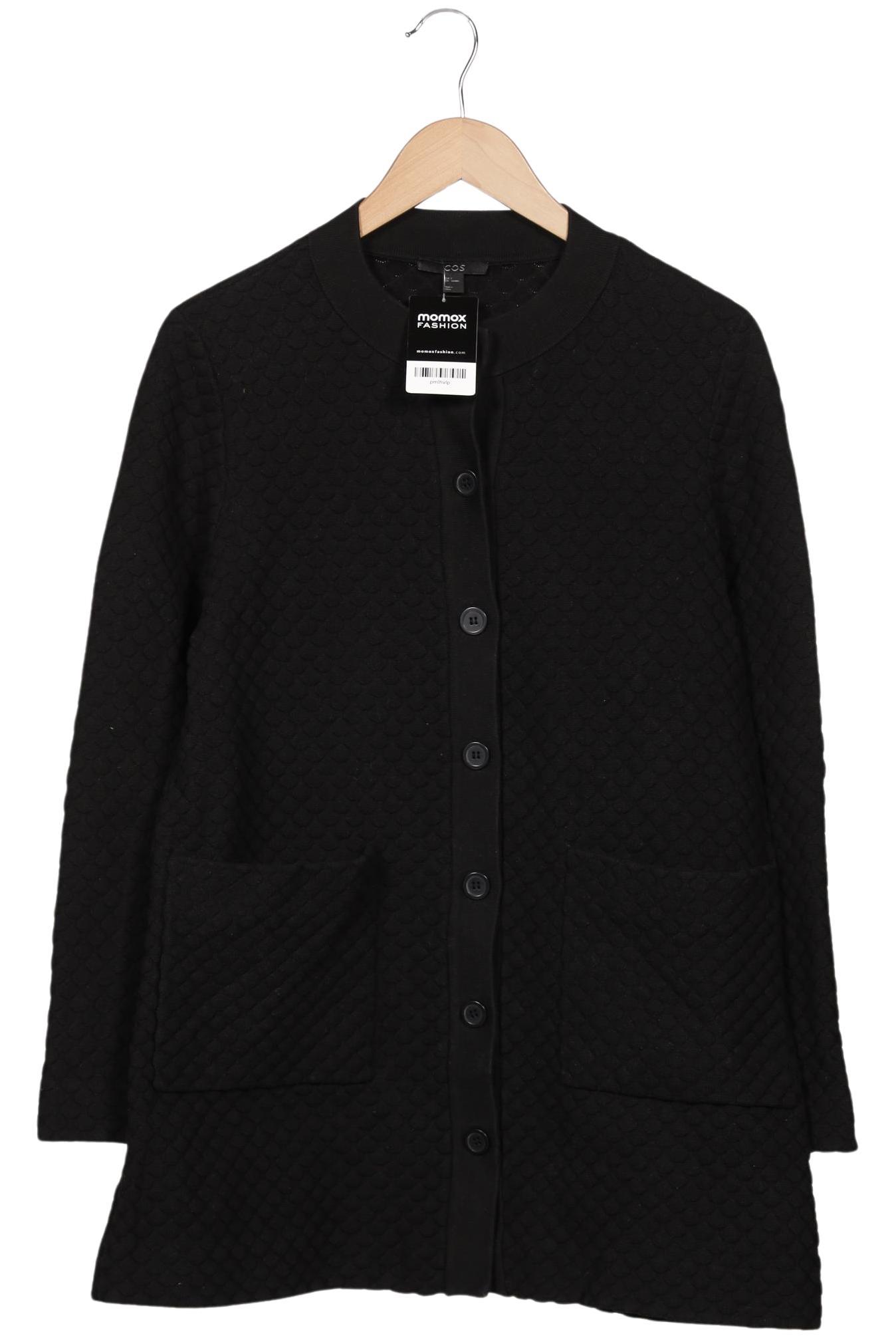 

COS Damen Strickjacke, schwarz, Gr. 36