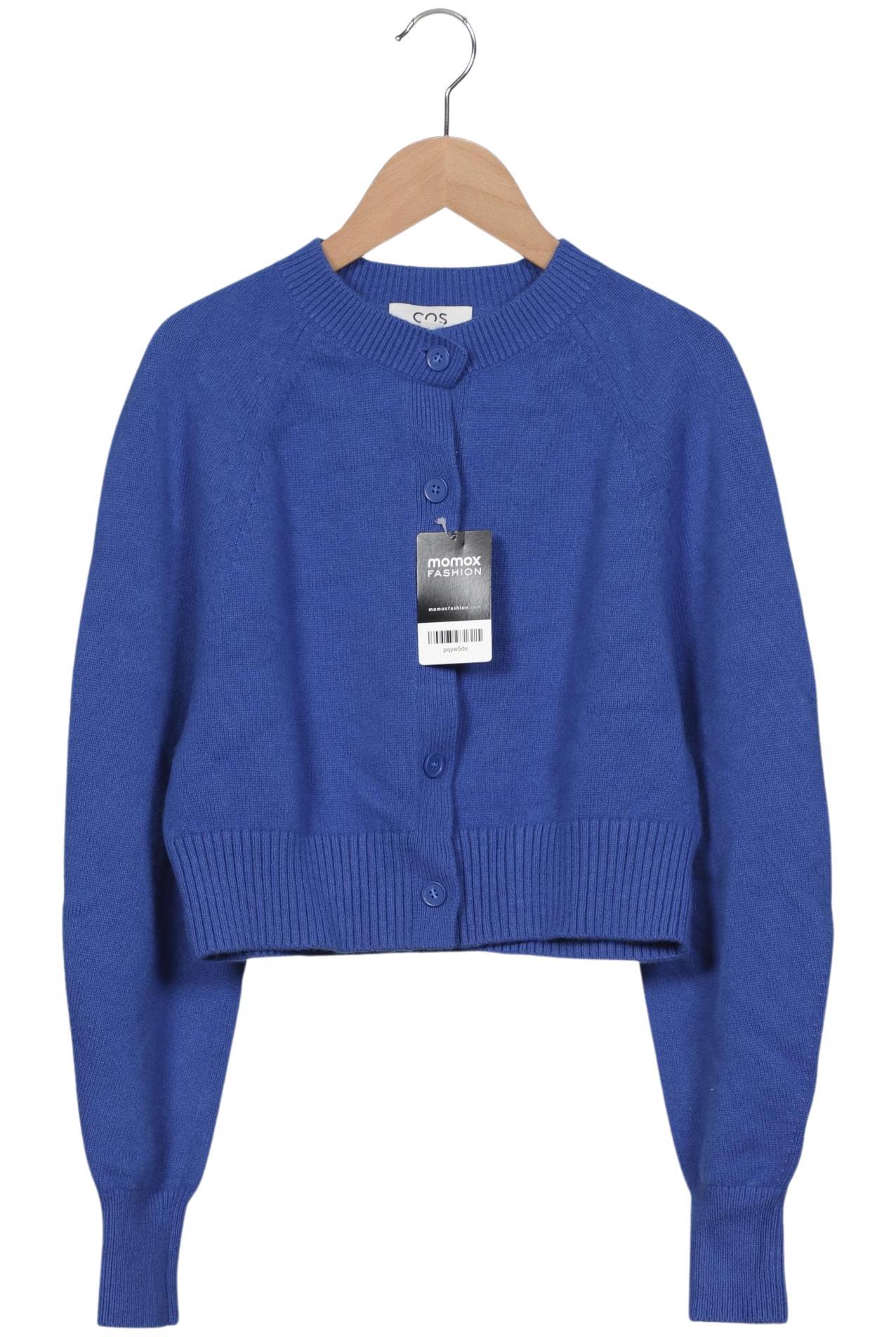 

COS Damen Strickjacke, blau, Gr. 34