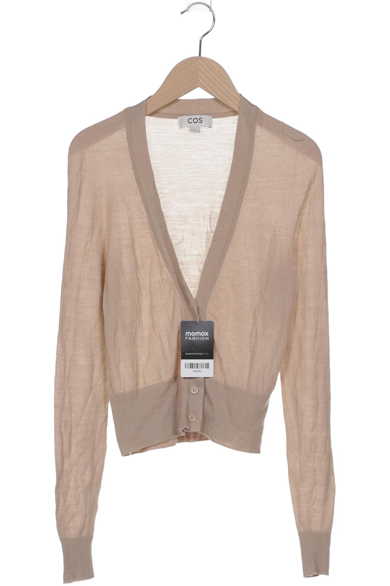 

COS Damen Strickjacke, beige, Gr. 34