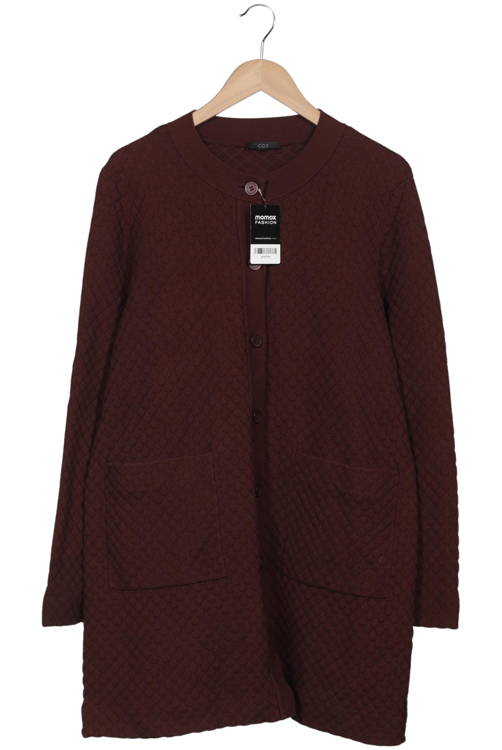 

COS Damen Strickjacke, bordeaux, Gr. 44