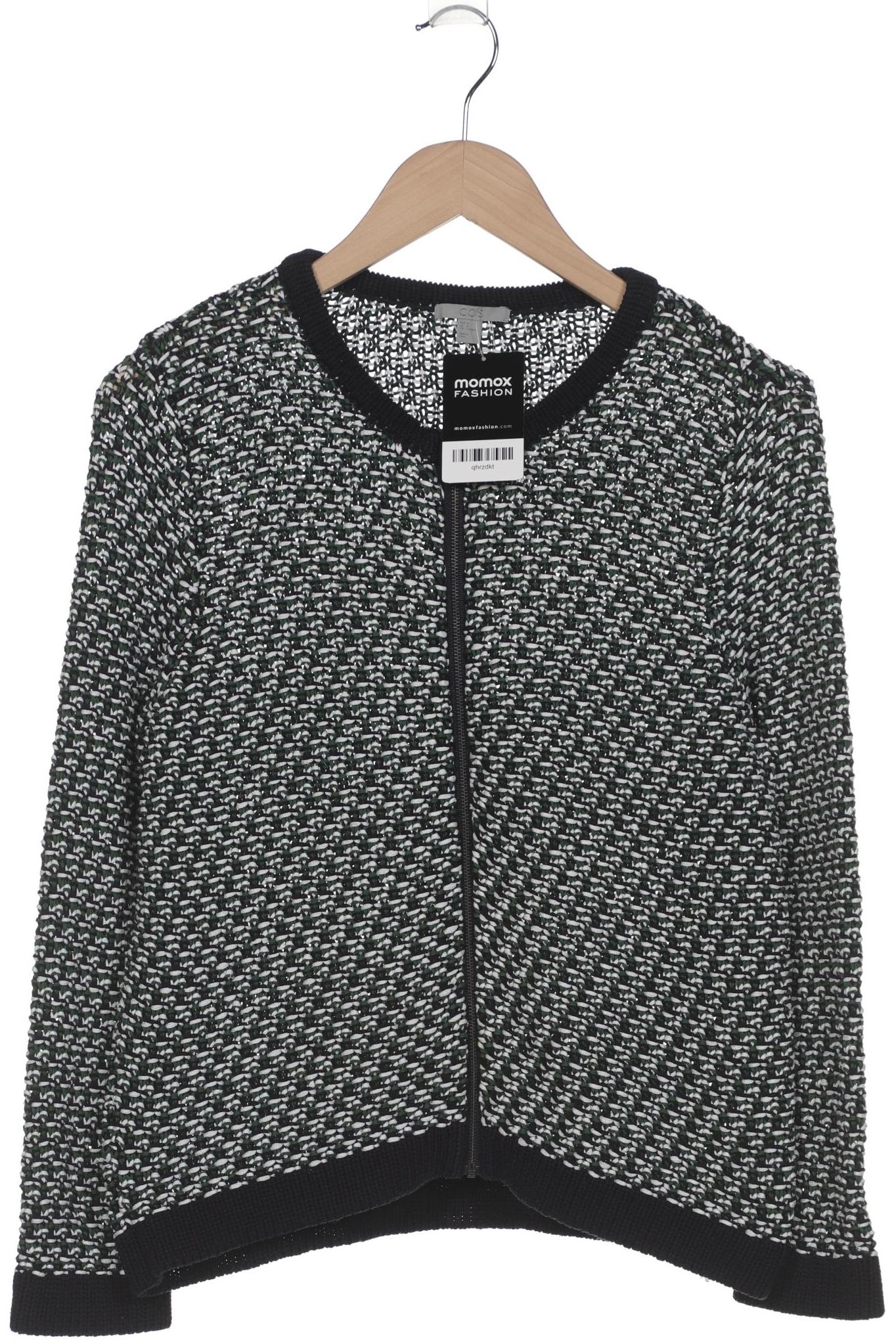 

COS Damen Strickjacke, grün, Gr. 38