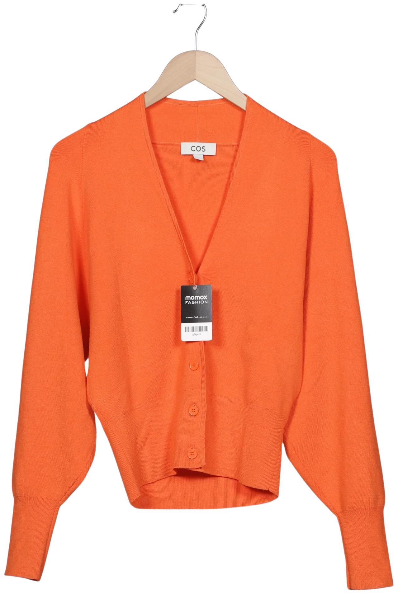 

COS Damen Strickjacke, orange, Gr. 36