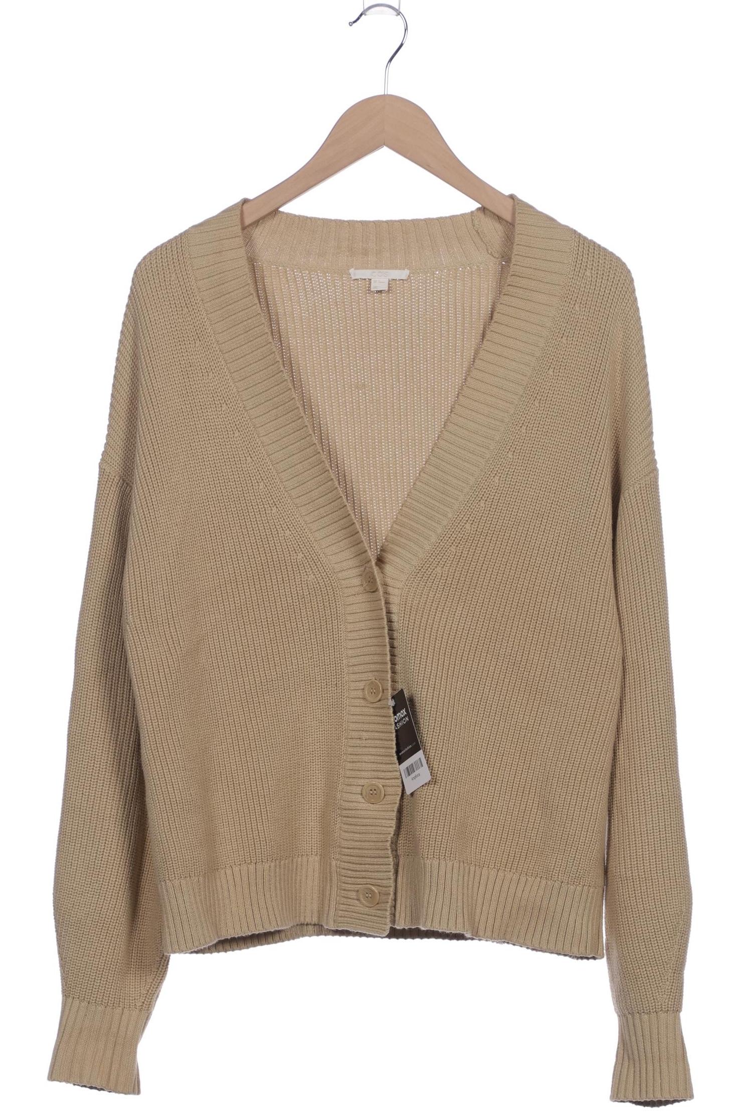 

COS Damen Strickjacke, beige, Gr. 38