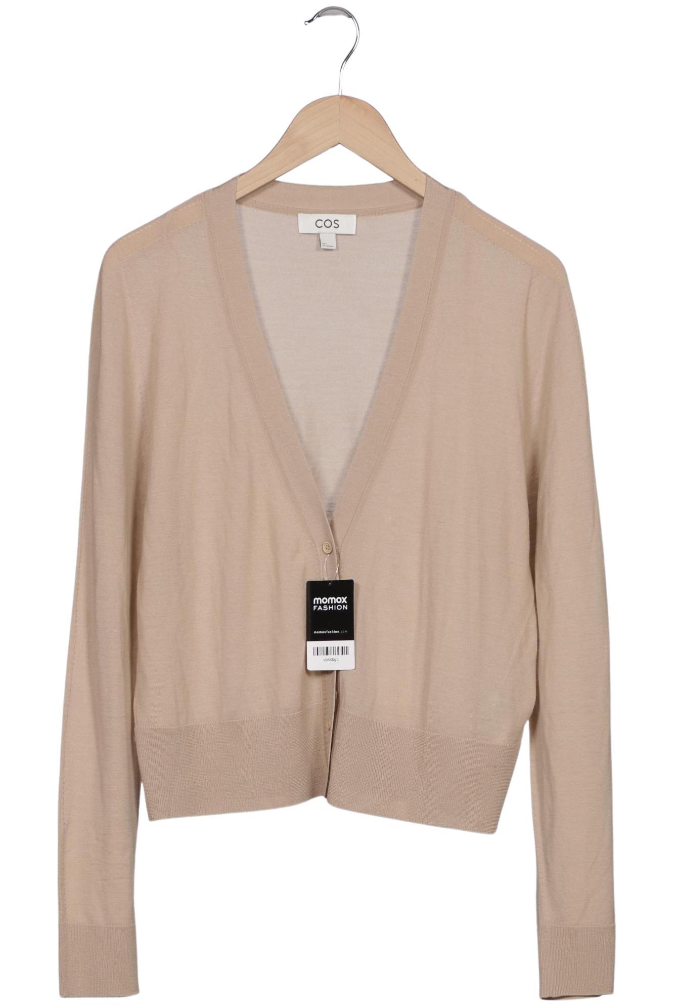 

COS Damen Strickjacke, beige, Gr. 42