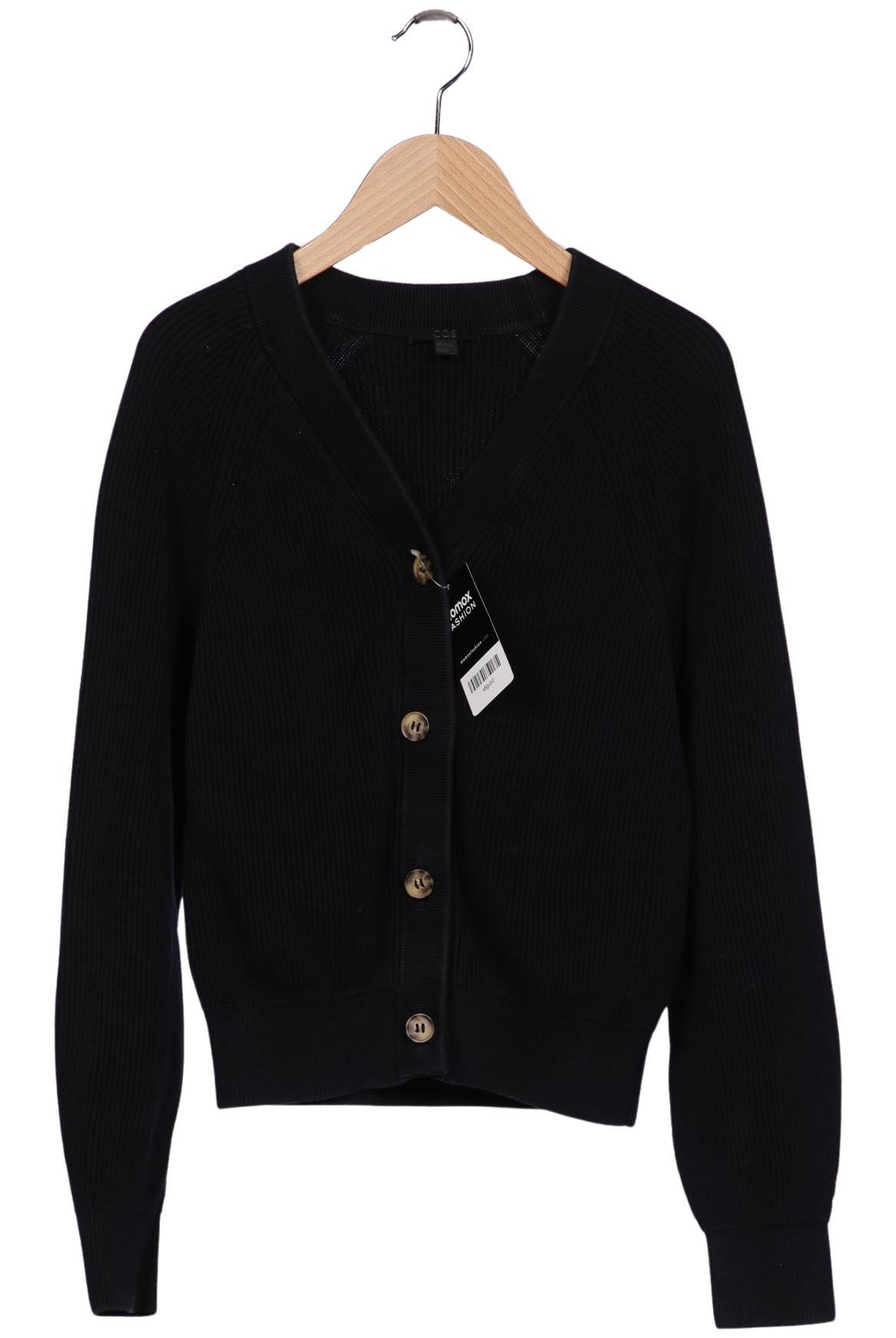 

COS Damen Strickjacke, schwarz, Gr. 34