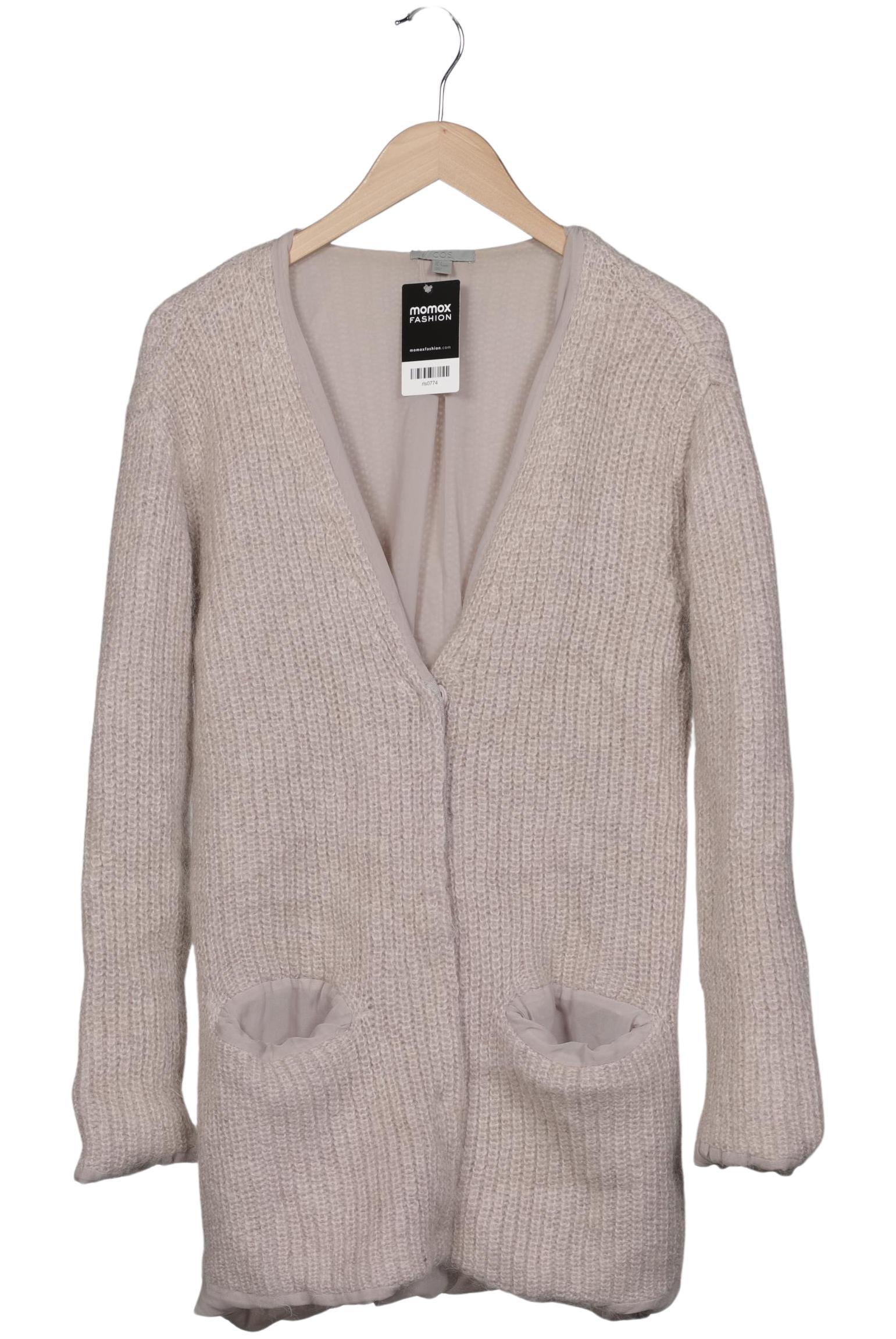 

COS Damen Strickjacke, beige, Gr. 36