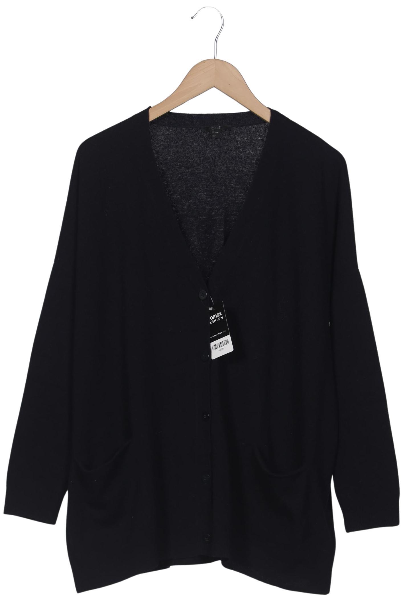 

COS Damen Strickjacke, marineblau, Gr. 36