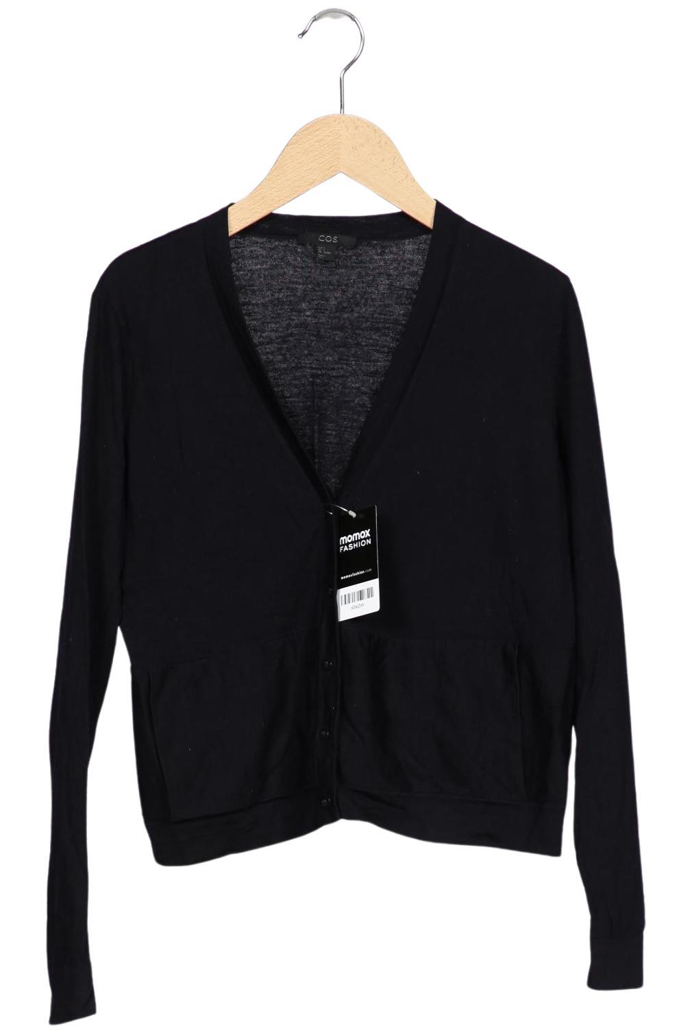 

COS Damen Strickjacke, marineblau, Gr. 36