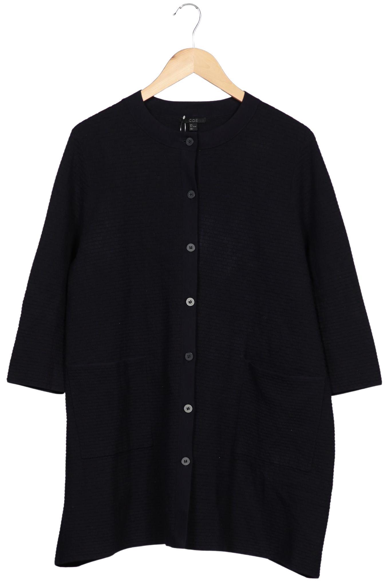 

COS Damen Strickjacke, marineblau, Gr. 42