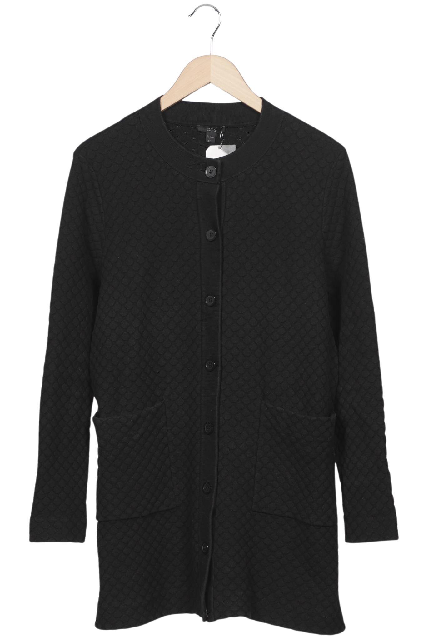 

COS Damen Strickjacke, schwarz, Gr. 38