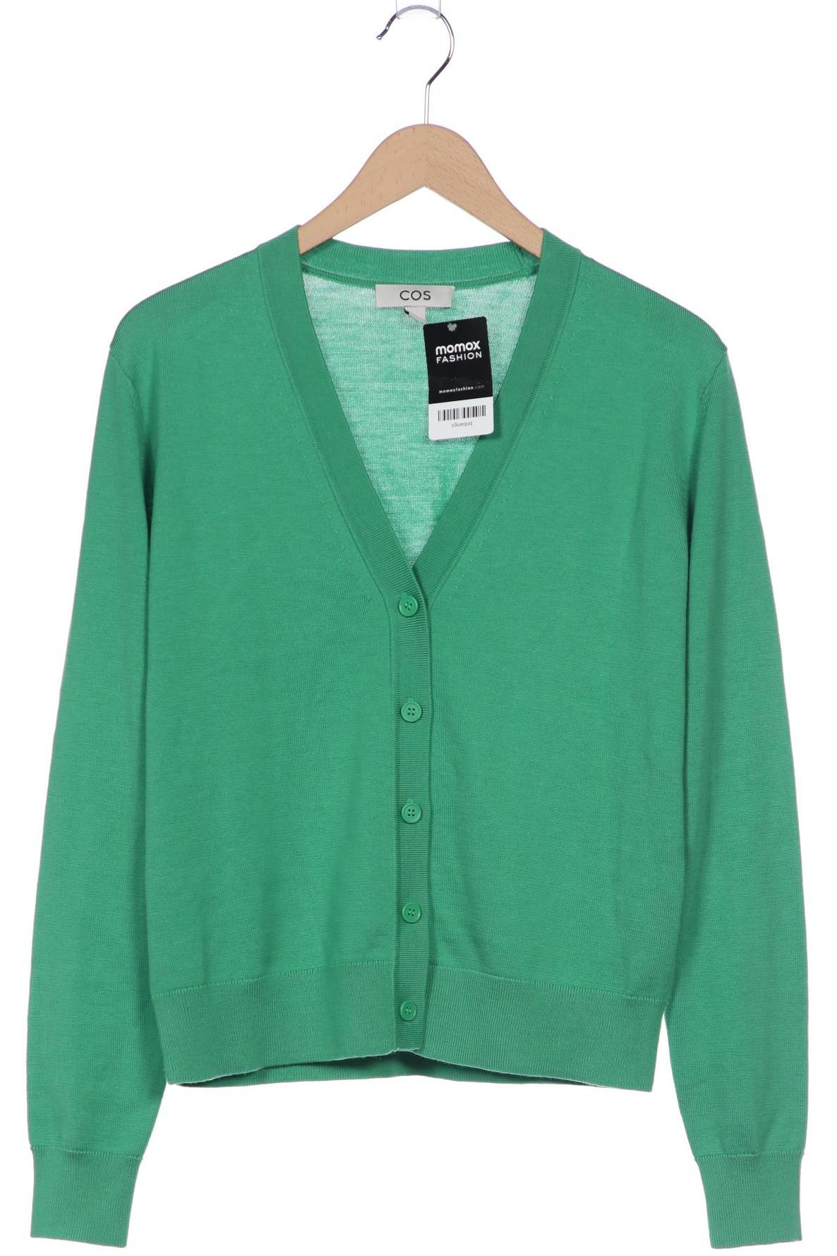 

COS Damen Strickjacke, grün, Gr. 36