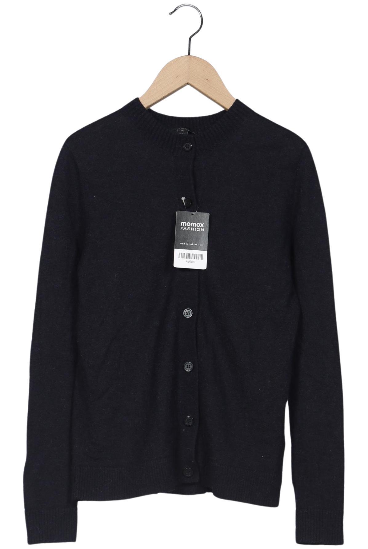 

COS Damen Strickjacke, marineblau, Gr. 34