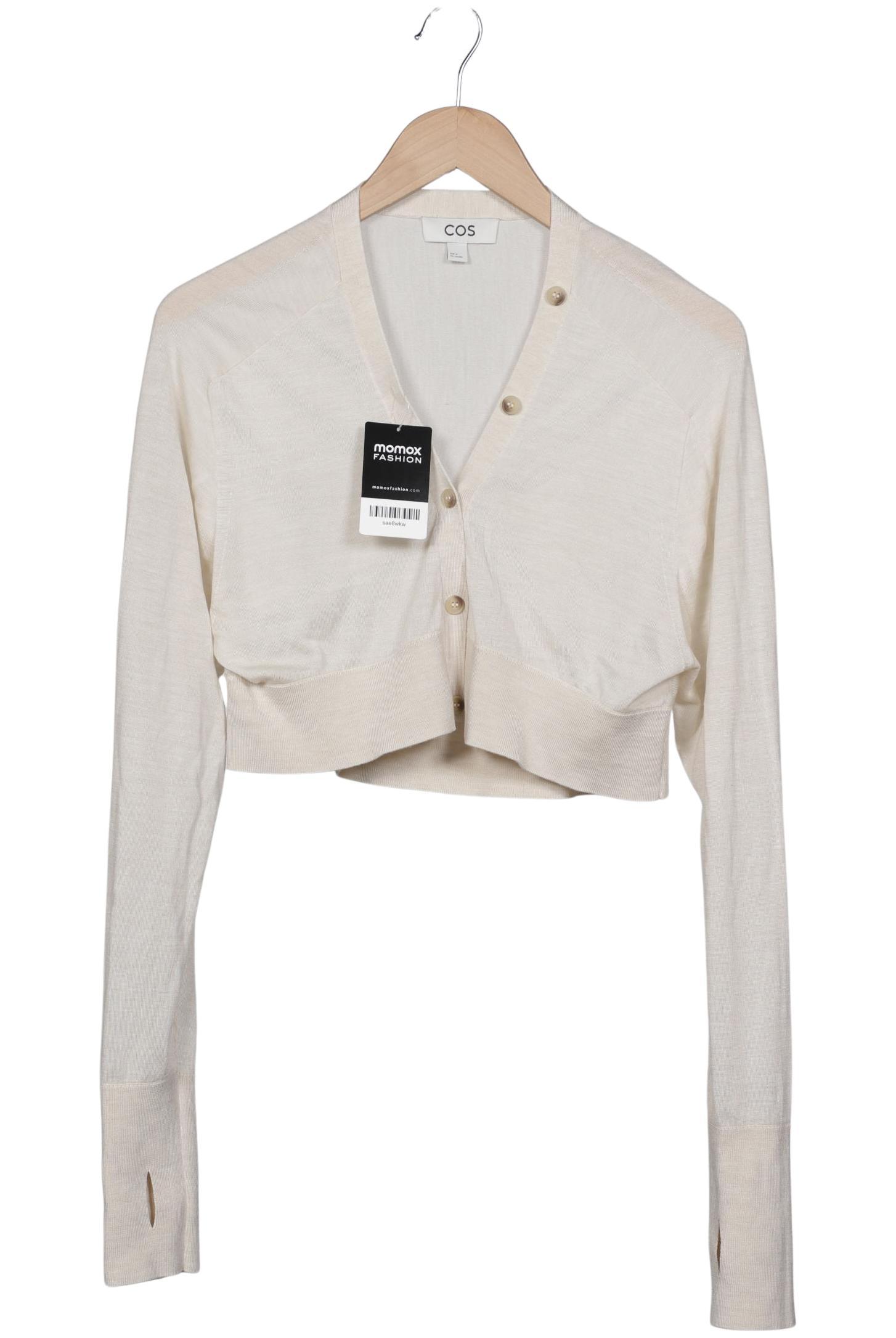 

COS Damen Strickjacke, cremeweiß, Gr. 38