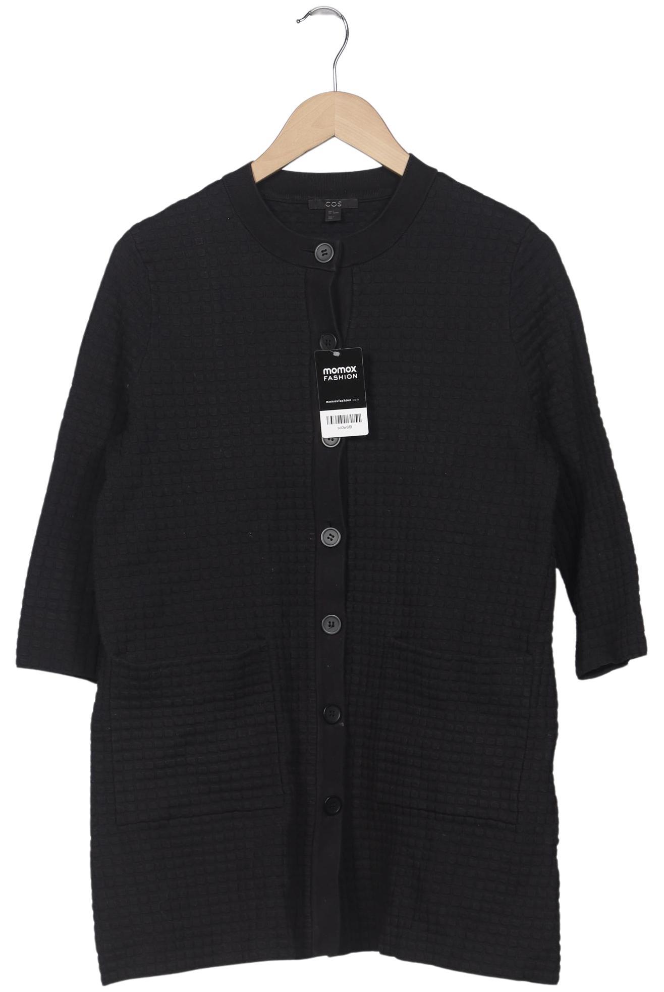 

COS Damen Strickjacke, schwarz, Gr. 36