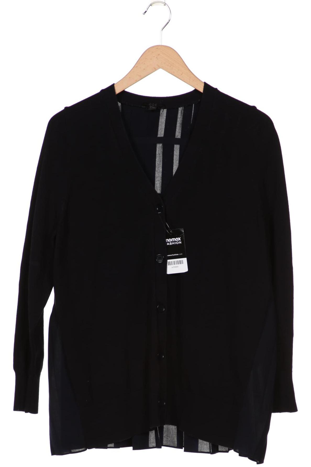 

COS Damen Strickjacke, marineblau, Gr. 34