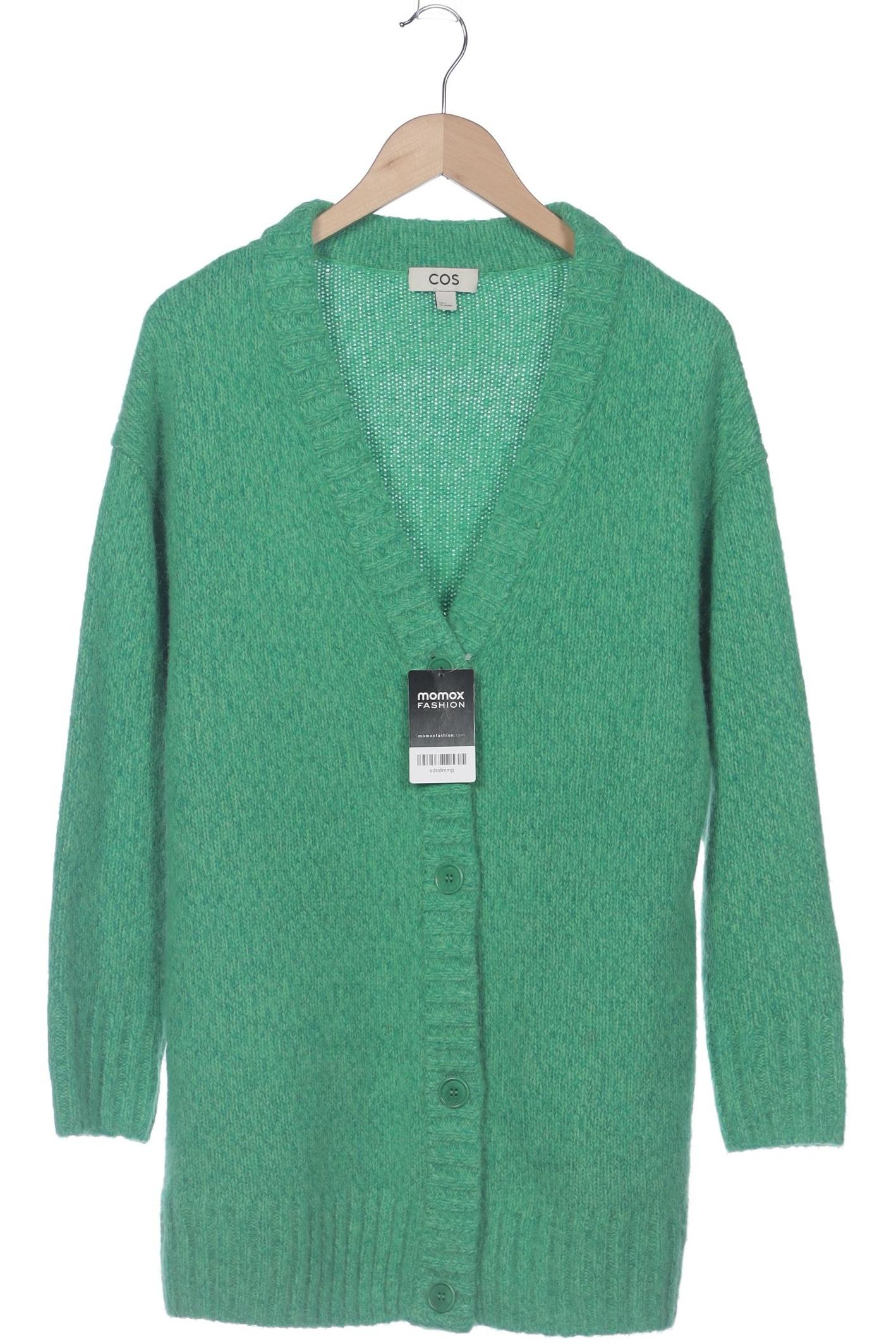 

COS Damen Strickjacke, grün, Gr. 36