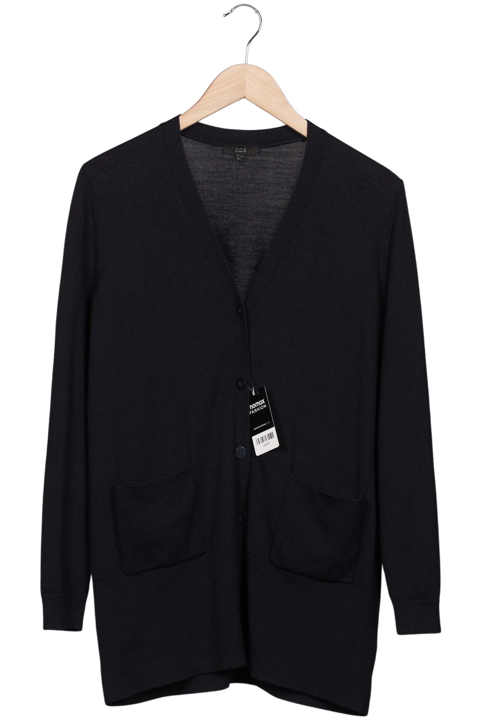 

COS Damen Strickjacke, marineblau, Gr. 36