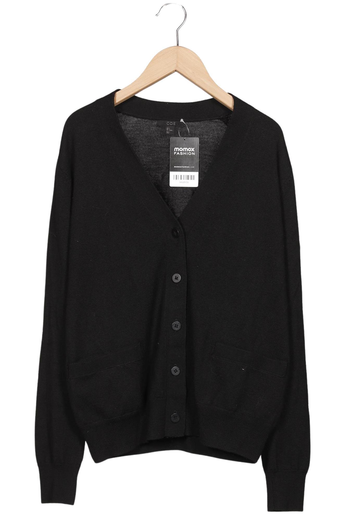 

COS Damen Strickjacke, schwarz, Gr. 36