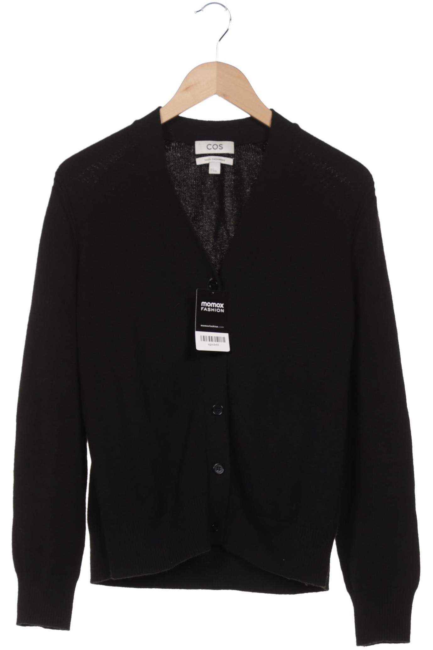 

COS Damen Strickjacke, schwarz, Gr. 36