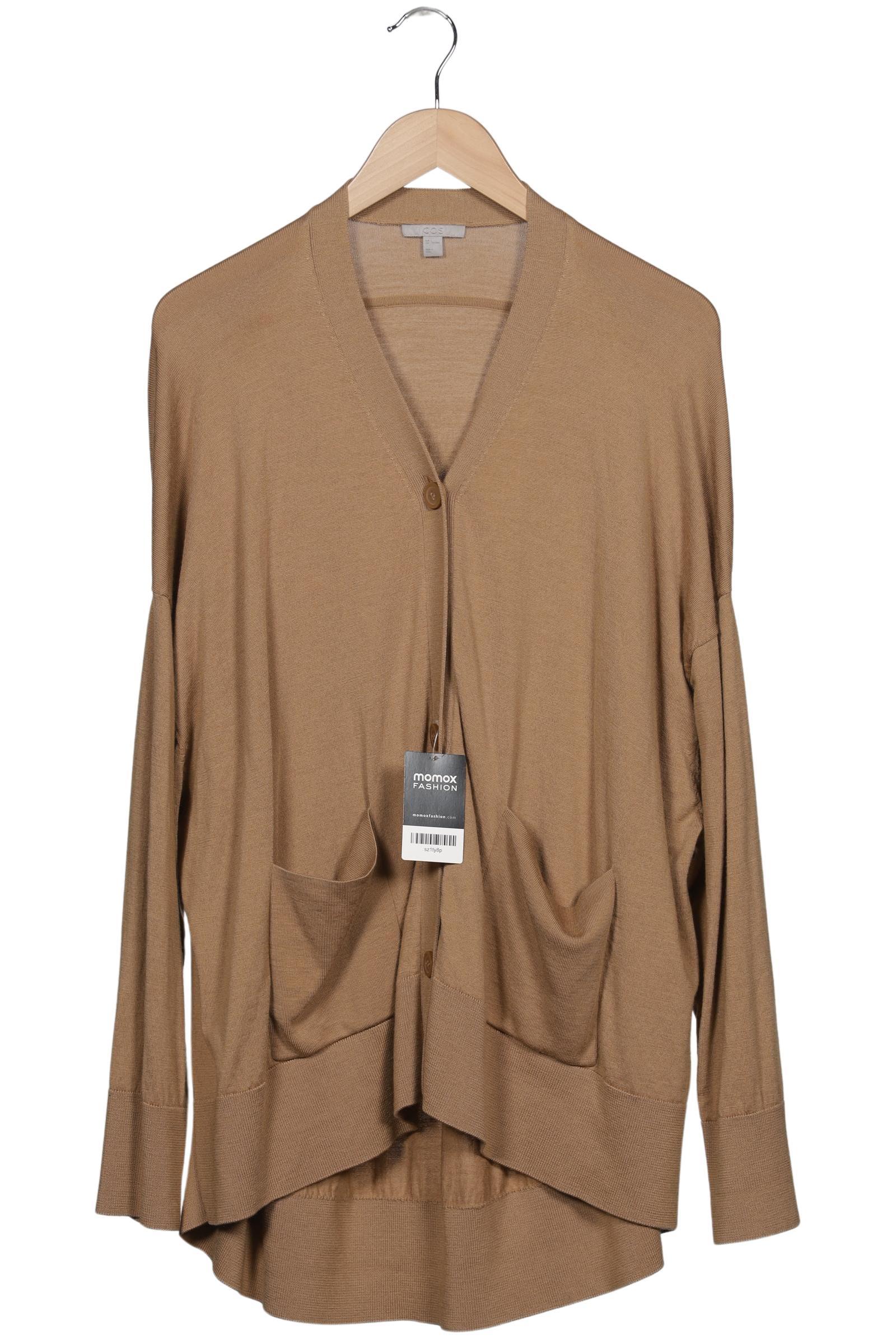 

COS Damen Strickjacke, beige, Gr. 42