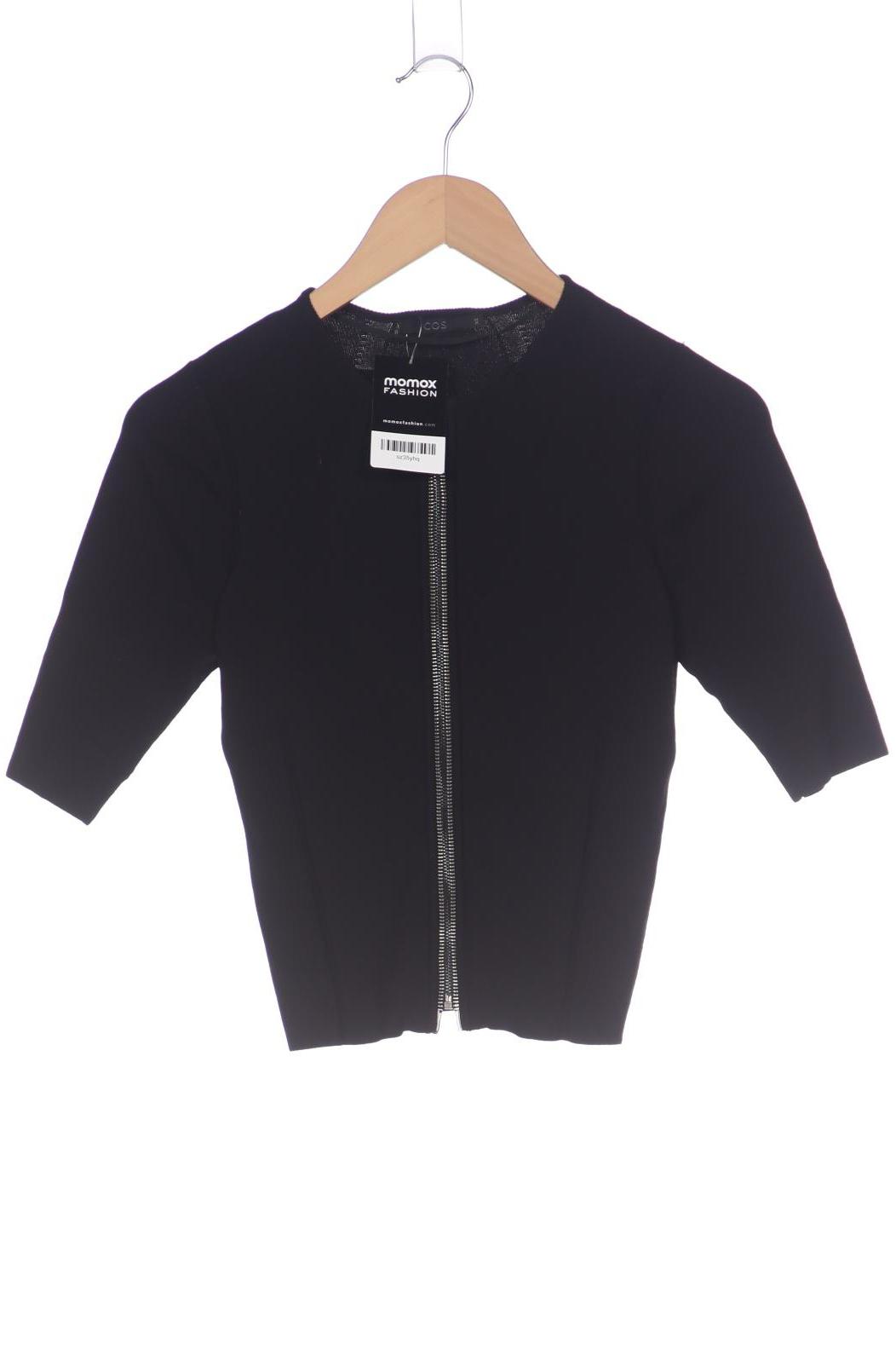 

COS Damen Strickjacke, schwarz, Gr. 34