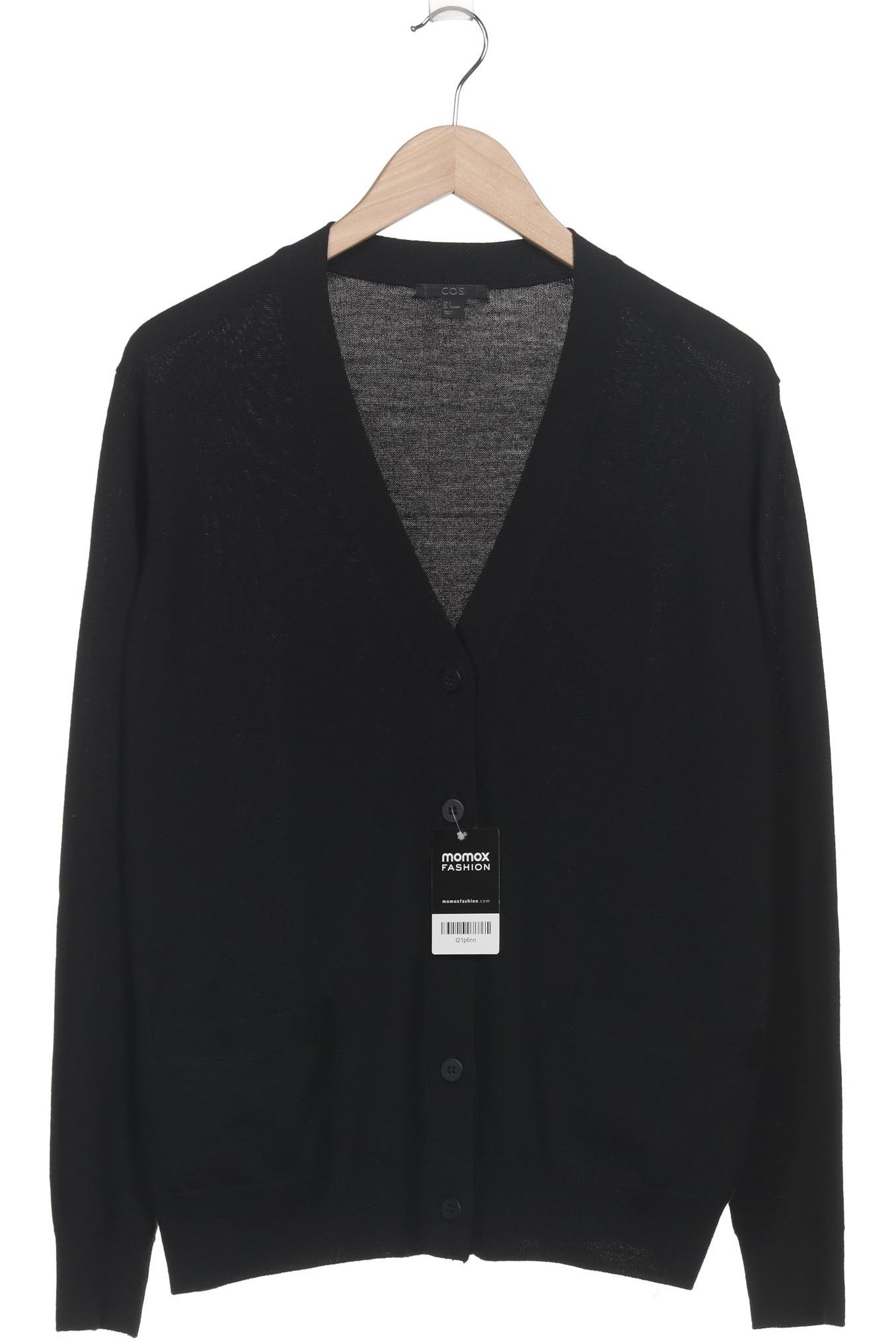 

COS Damen Strickjacke, schwarz, Gr. 42