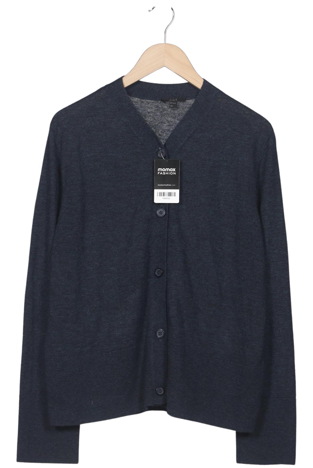 

COS Damen Strickjacke, marineblau, Gr. 42