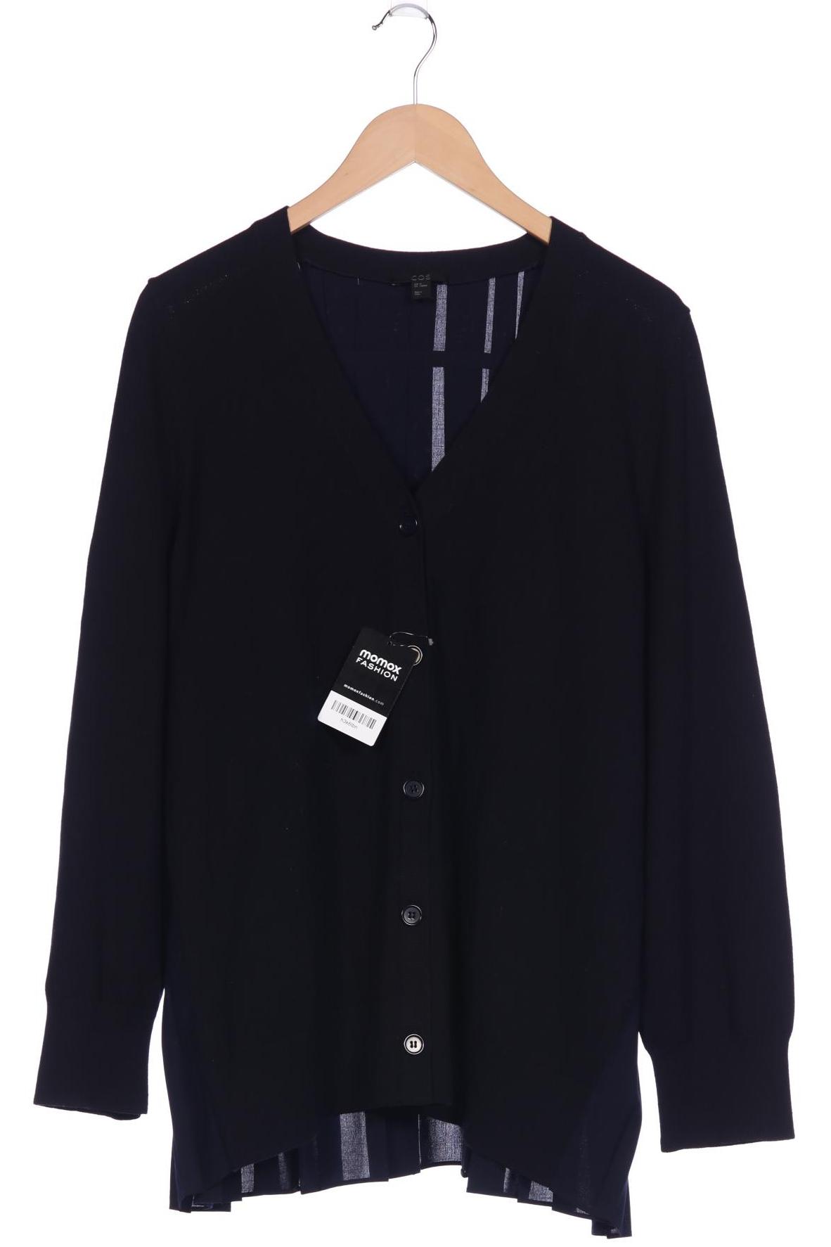 

COS Damen Strickjacke, marineblau, Gr. 38