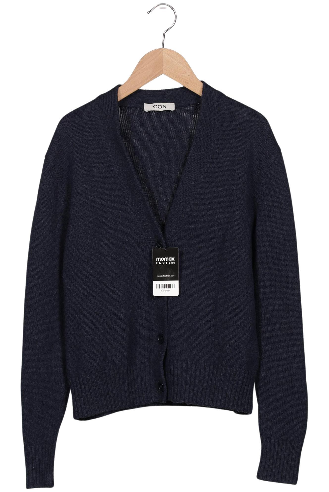 

COS Damen Strickjacke, marineblau, Gr. 34