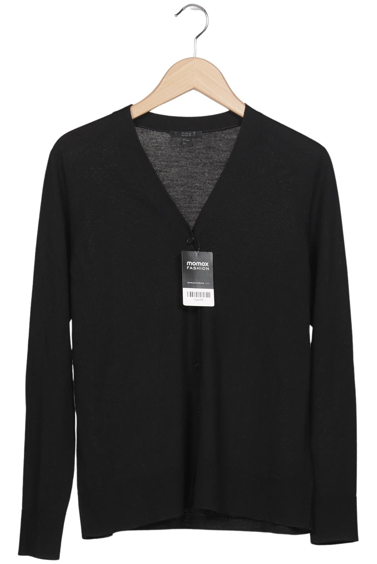 

COS Damen Strickjacke, schwarz, Gr. 38