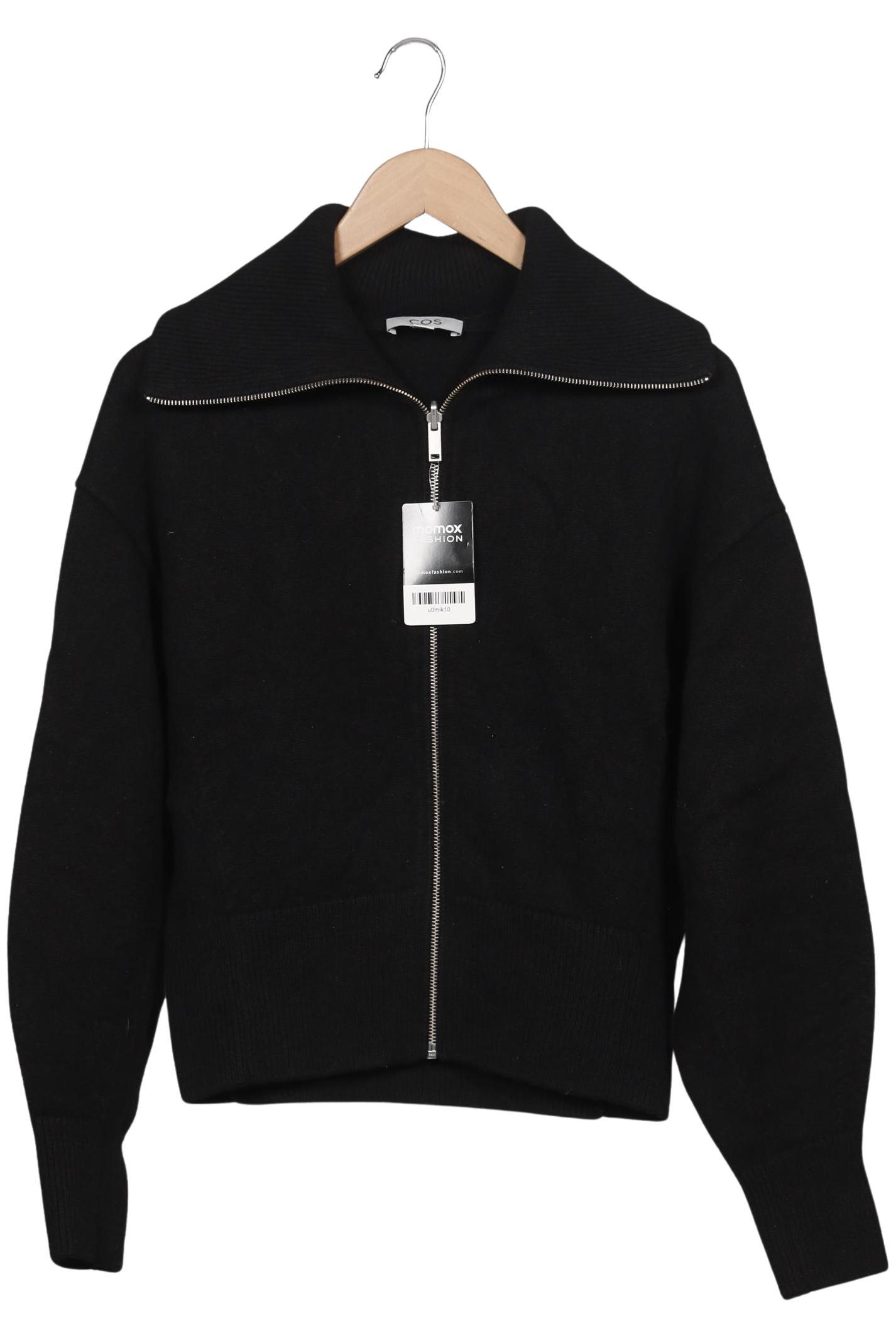 

COS Damen Strickjacke, schwarz, Gr. 38