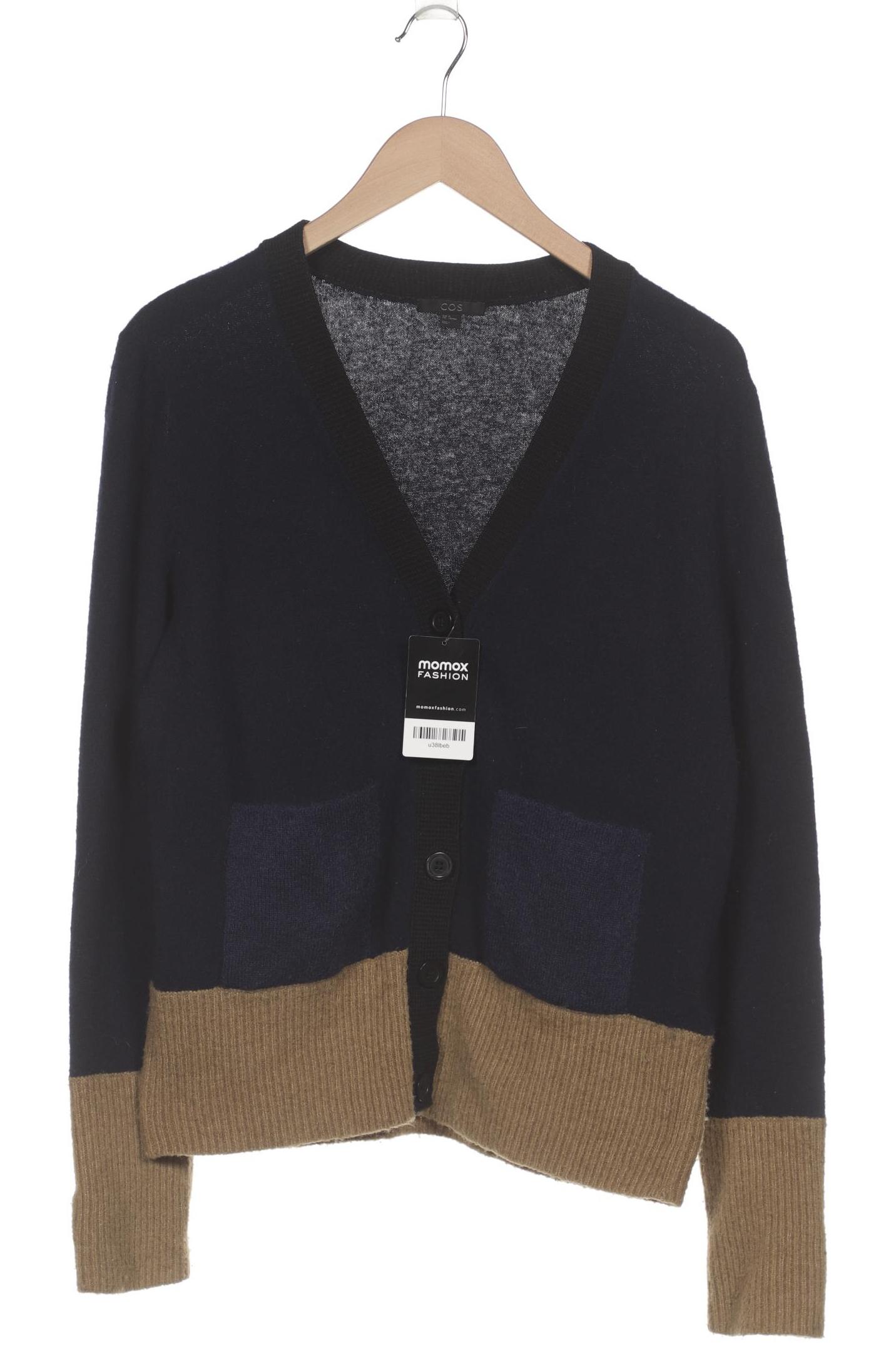 

COS Damen Strickjacke, marineblau, Gr. 38