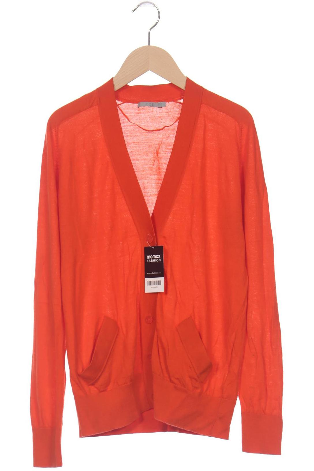 

COS Damen Strickjacke, orange, Gr. 38