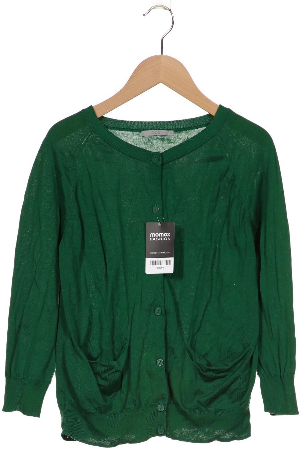

COS Damen Strickjacke, grün, Gr. 42