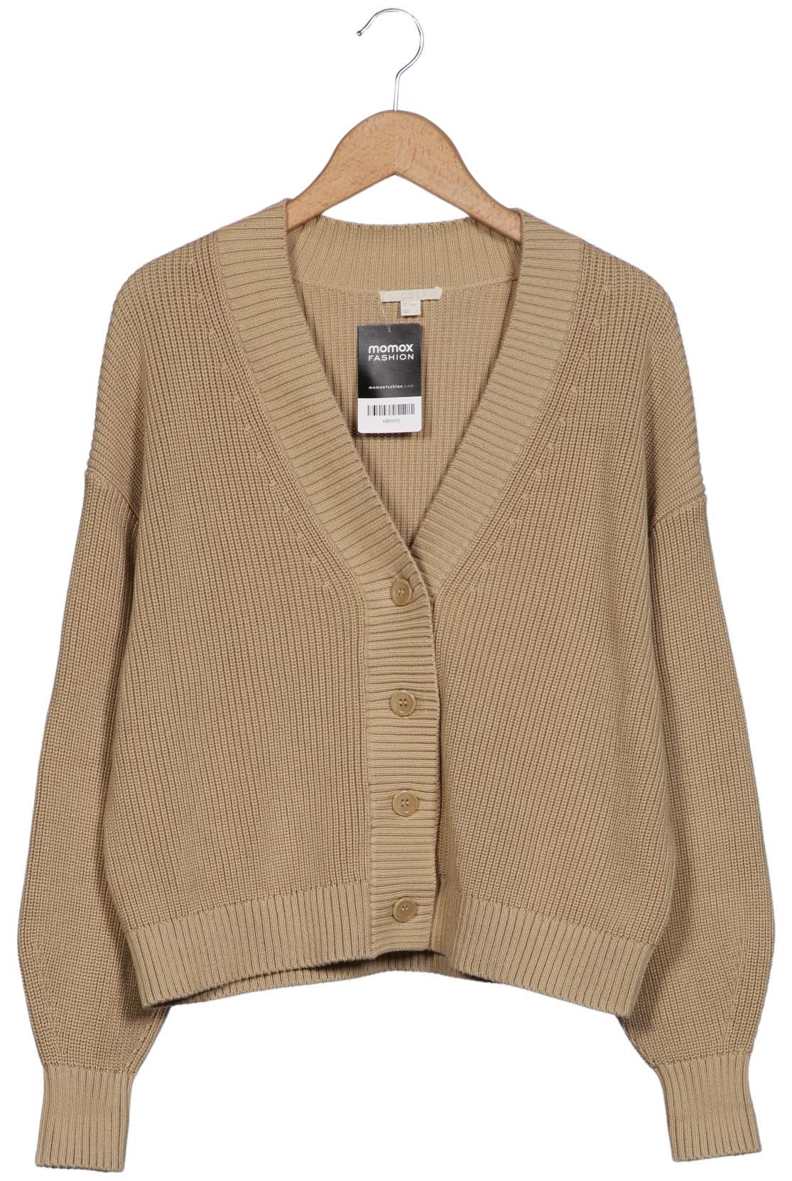 

COS Damen Strickjacke, beige, Gr. 38