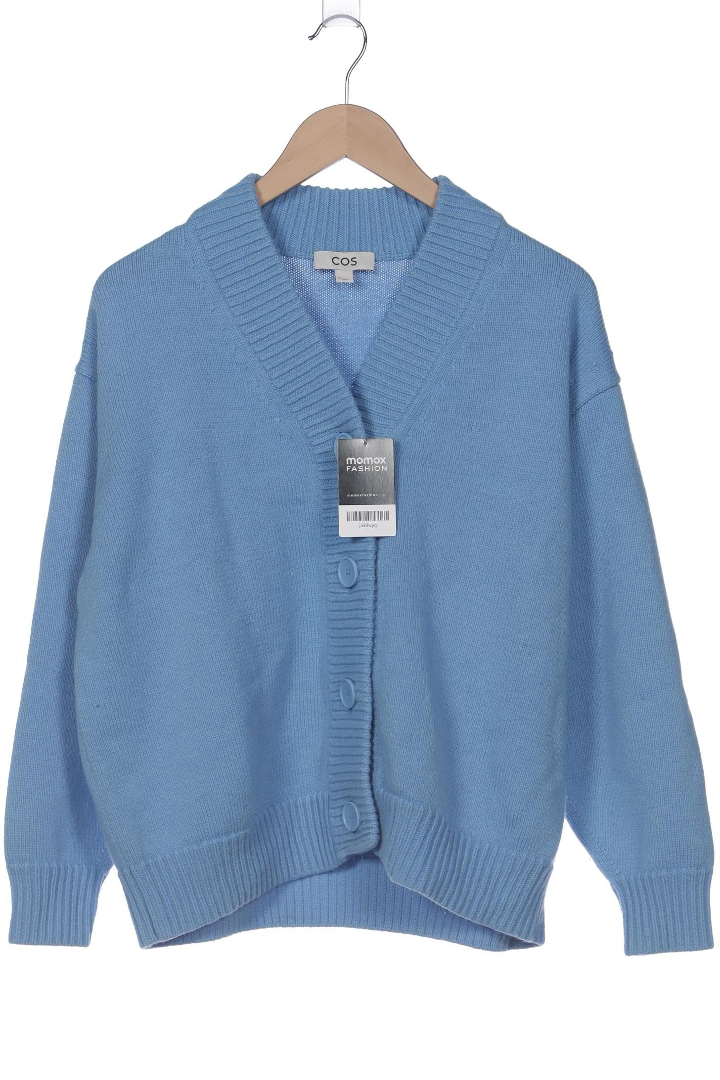 

COS Damen Strickjacke, blau, Gr. 34