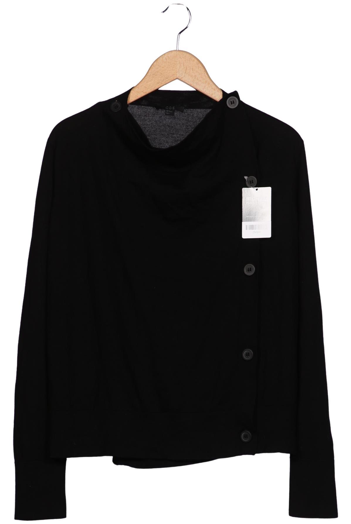 

COS Damen Strickjacke, schwarz, Gr. 38