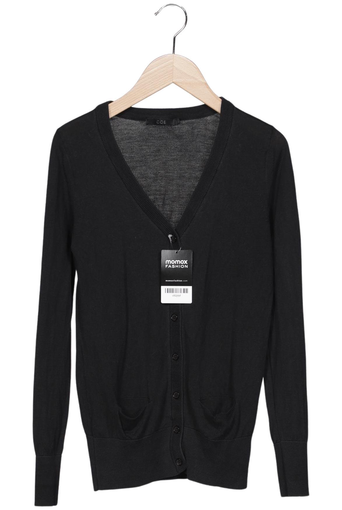 

COS Damen Strickjacke, schwarz, Gr. 34
