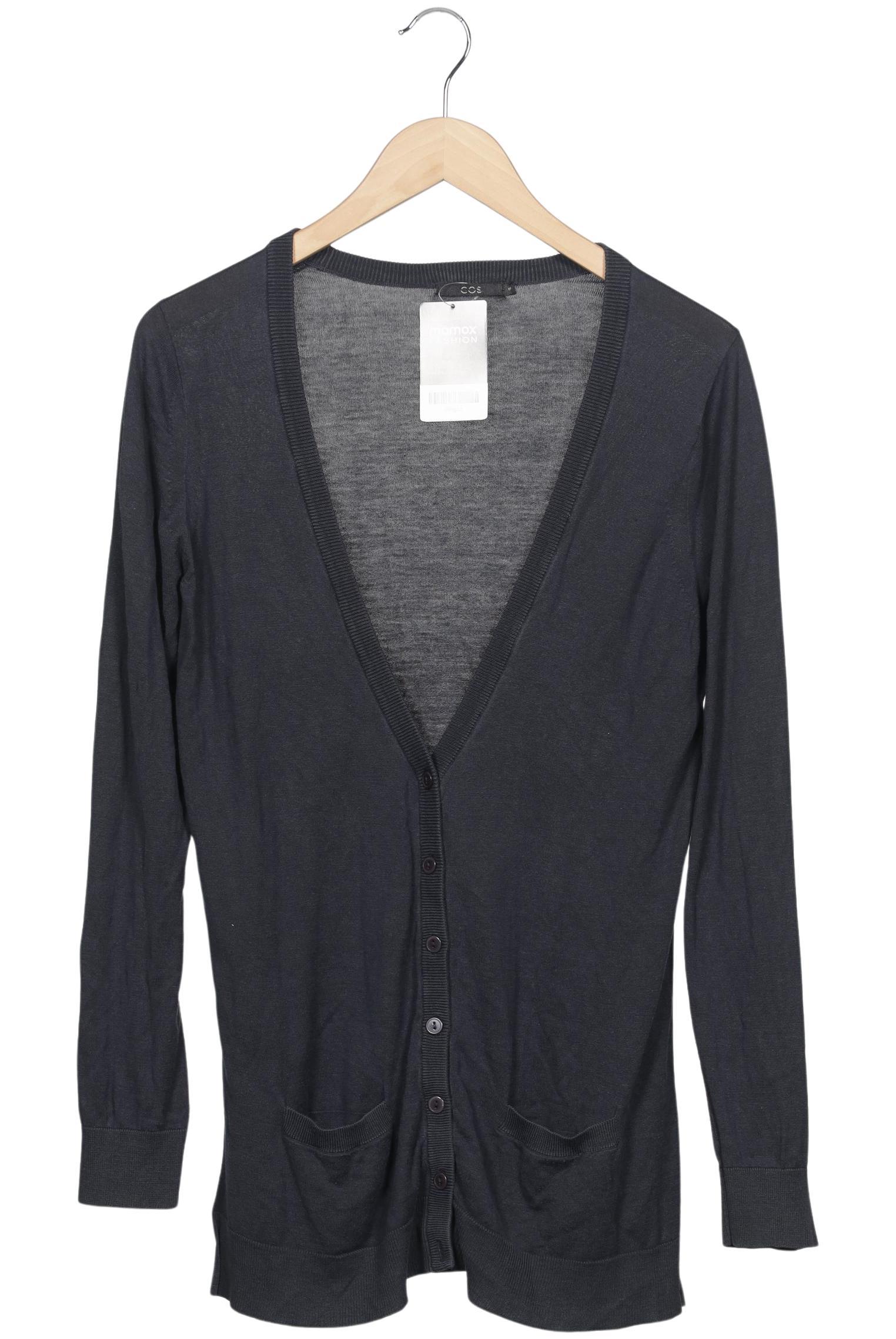 

COS Damen Strickjacke, marineblau, Gr. 36