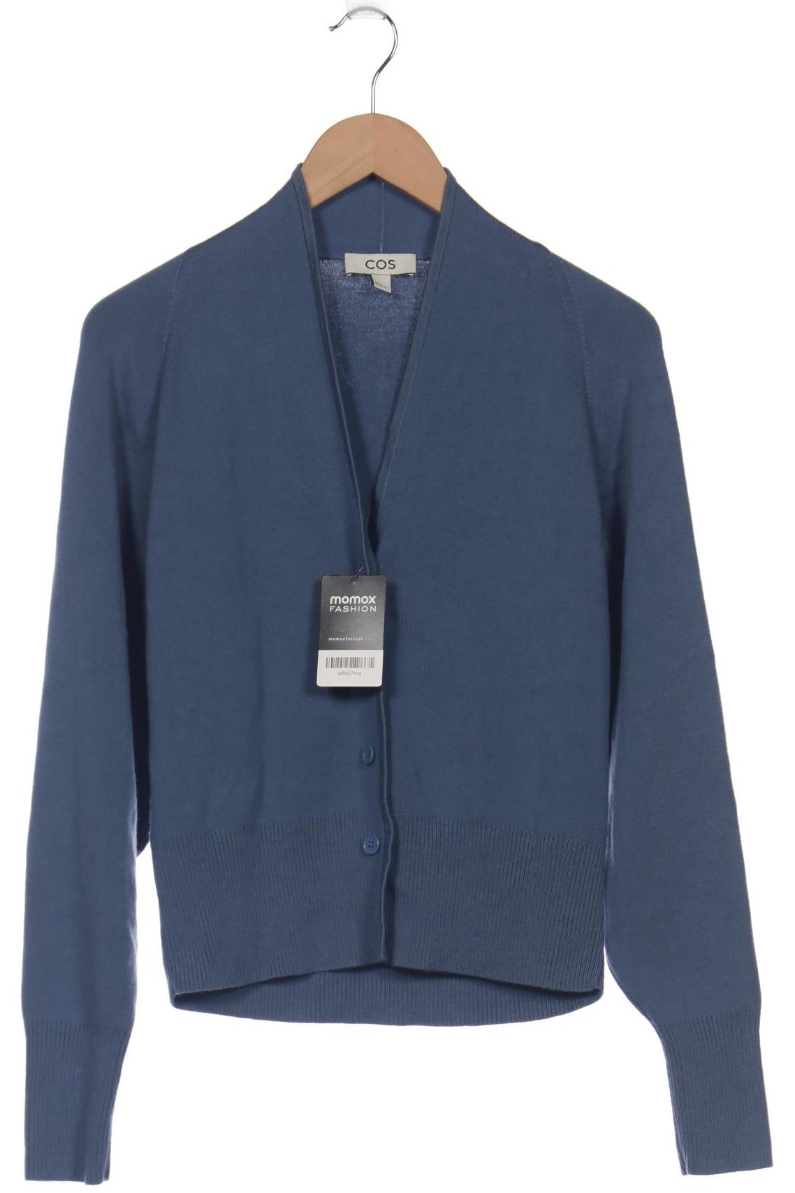 

COS Damen Strickjacke, blau, Gr. 38