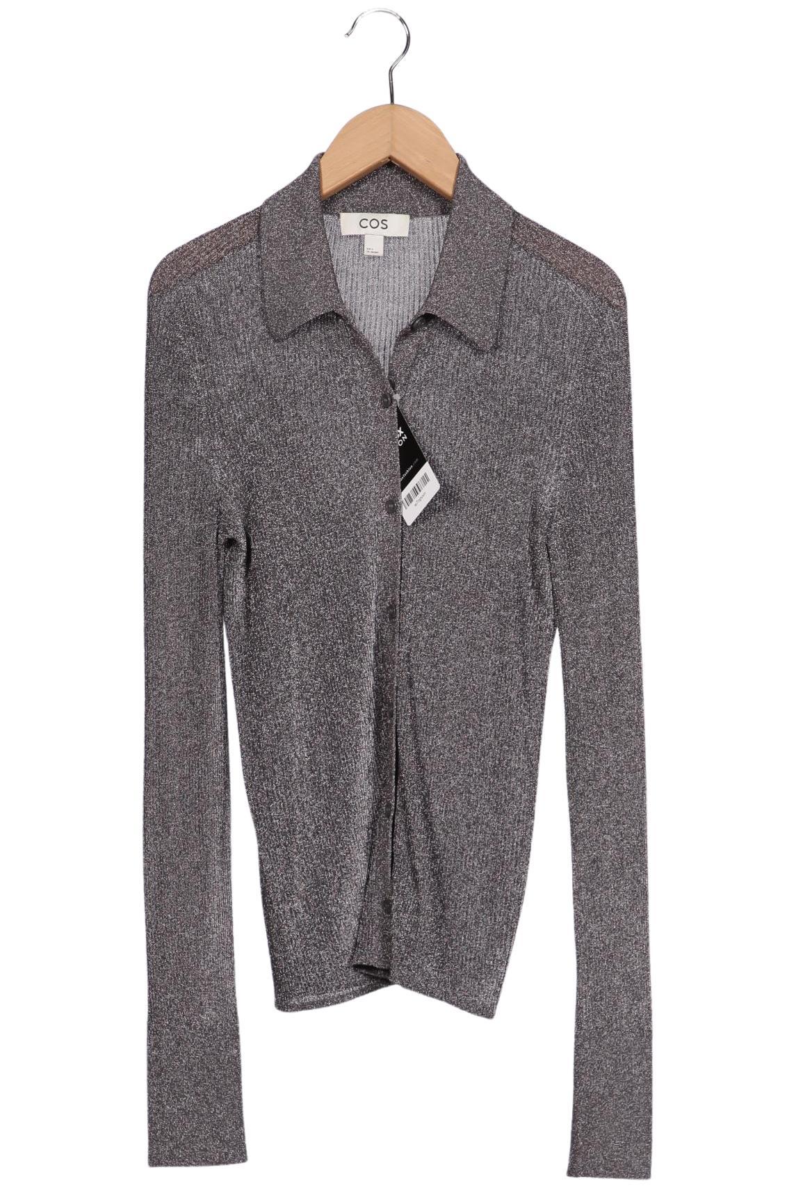 

COS Damen Strickjacke, grau, Gr. 36