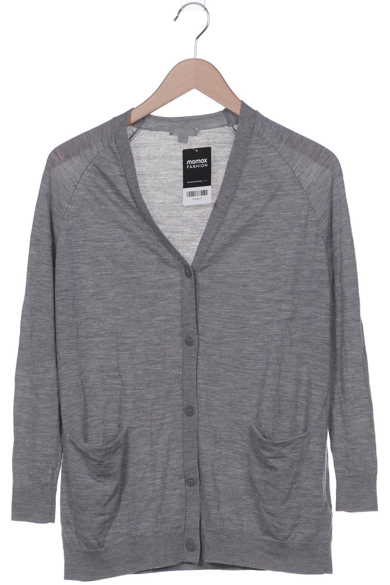 

COS Damen Strickjacke, grau, Gr. 34