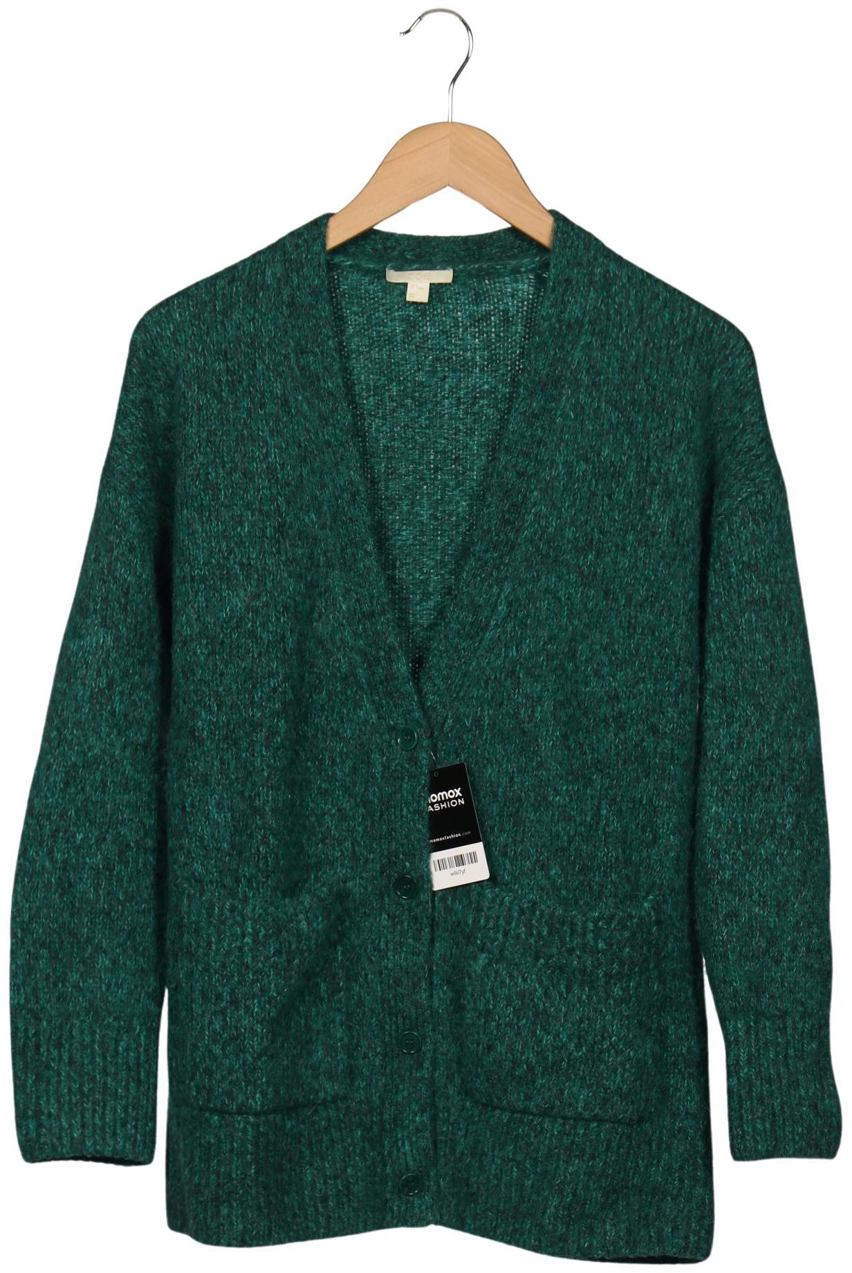 

COS Damen Strickjacke, türkis, Gr. 36