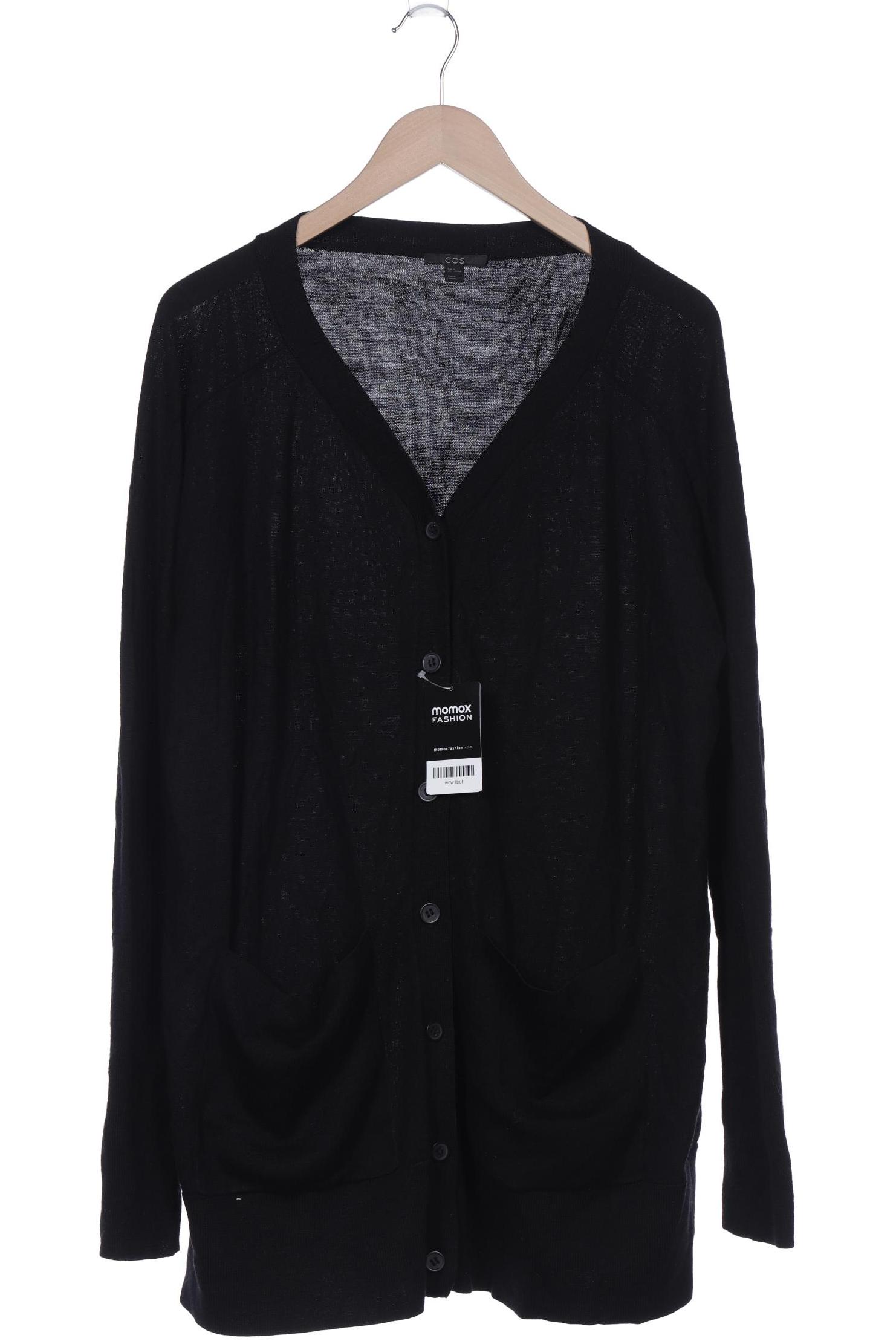 

COS Damen Strickjacke, schwarz, Gr. 38