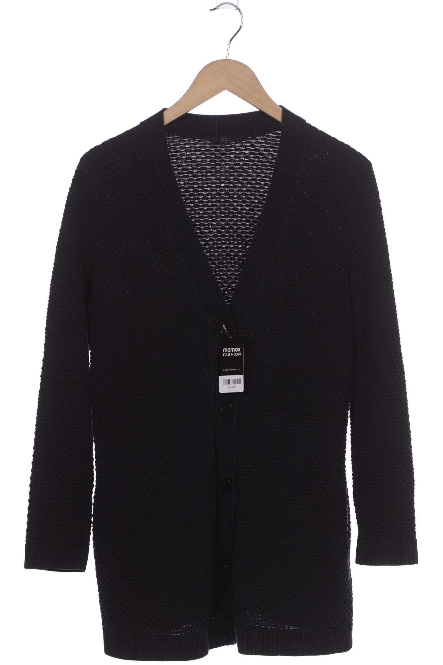 

COS Damen Strickjacke, schwarz, Gr. 38