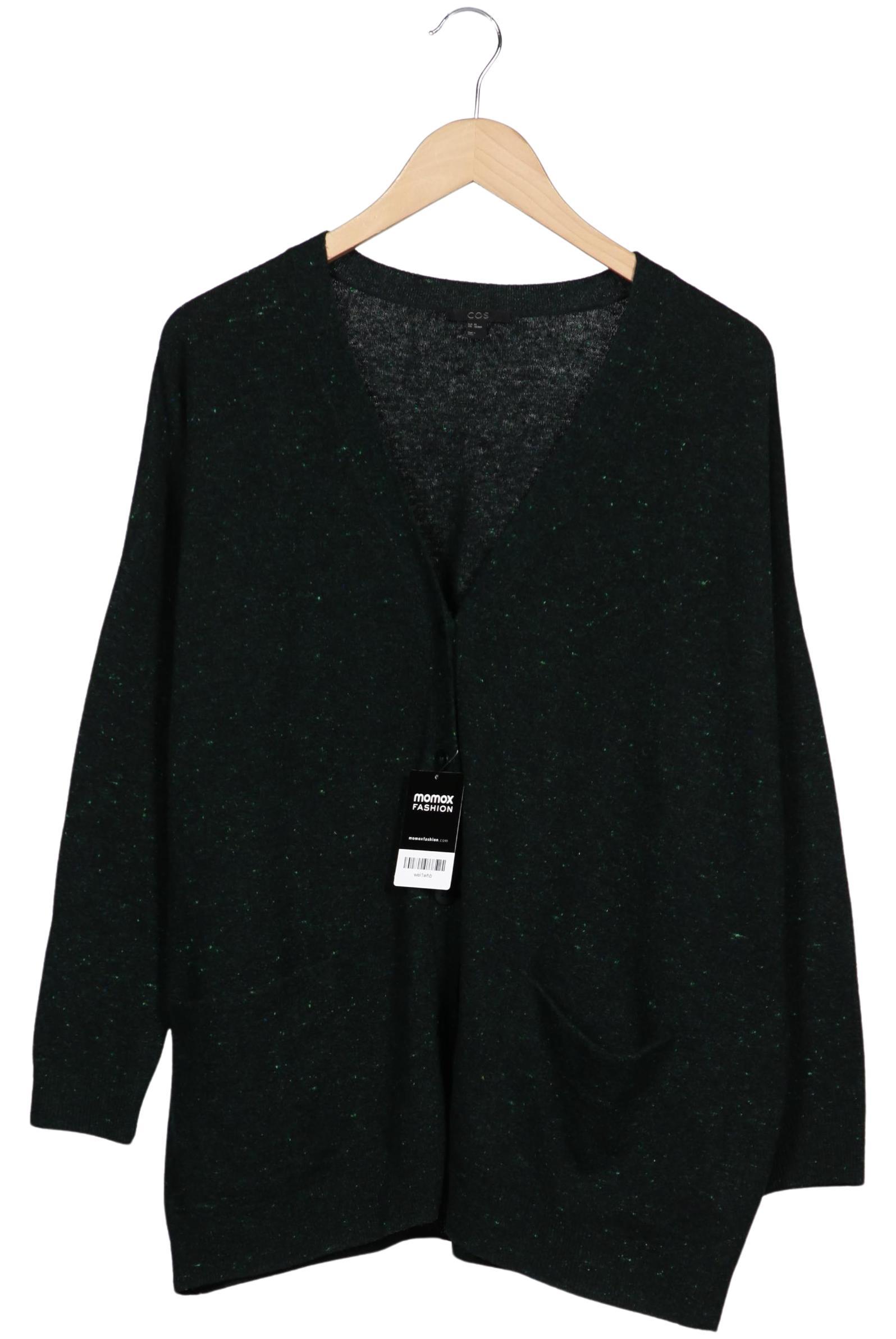 

COS Damen Strickjacke, grün, Gr. 34
