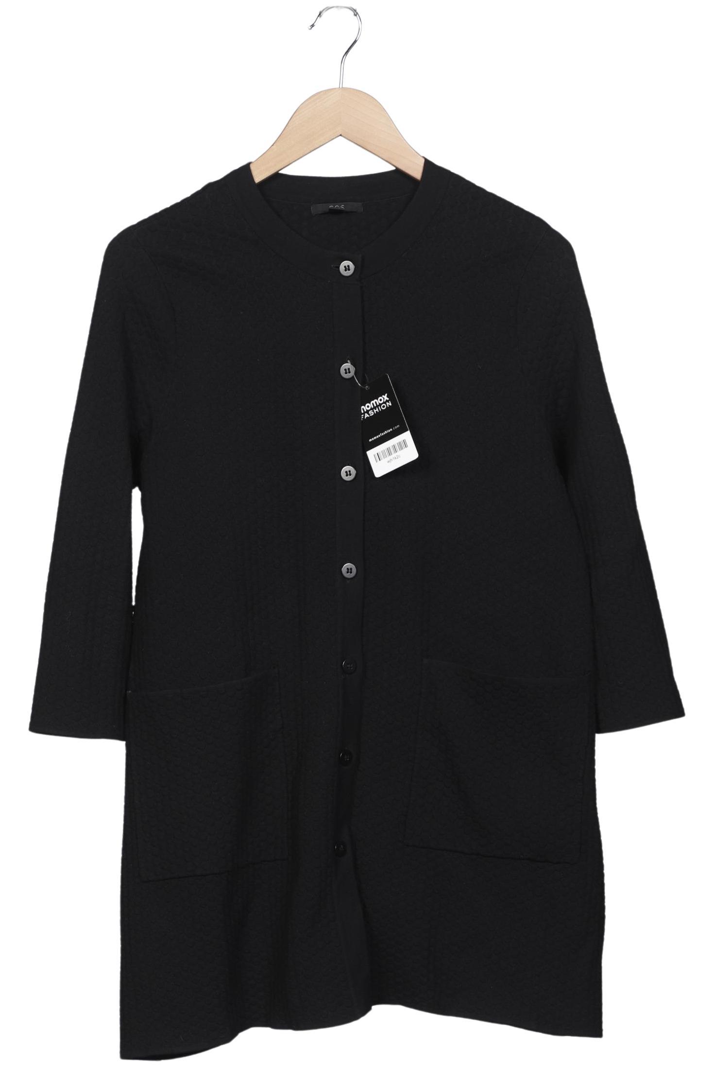 

COS Damen Strickjacke, schwarz, Gr. 36